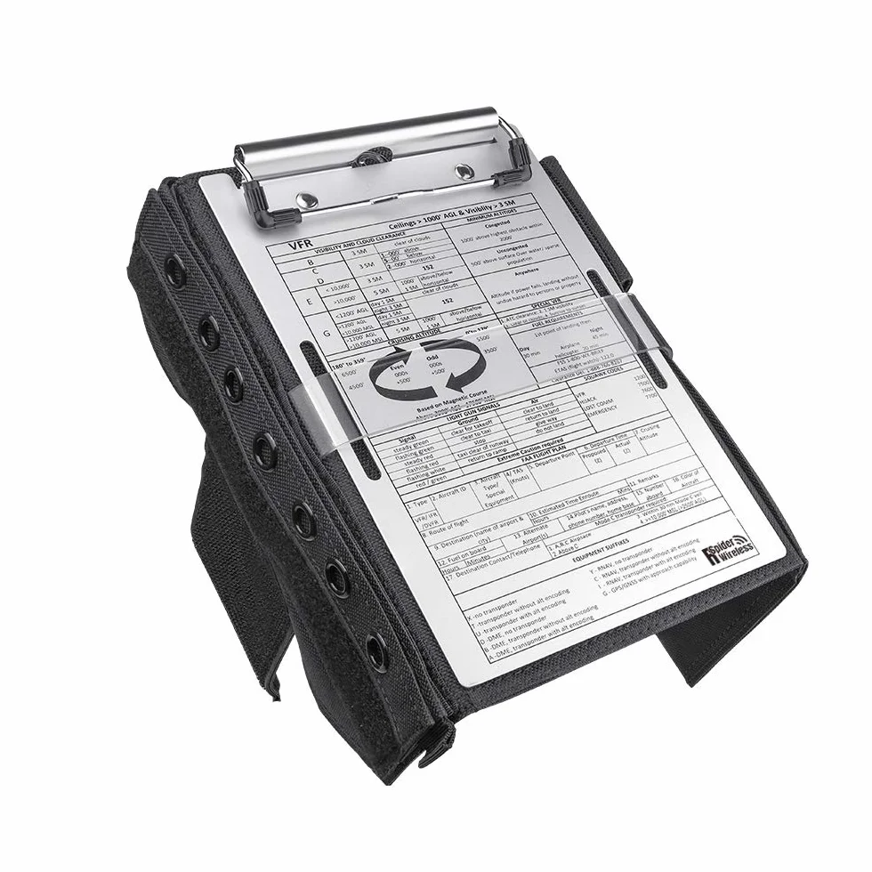 Pilot - Kneeboard con portablocco in alluminio, compatibile con Apple iPad Mini 3 e 4 da 7,9", dispositivi Android di dimensioni simili