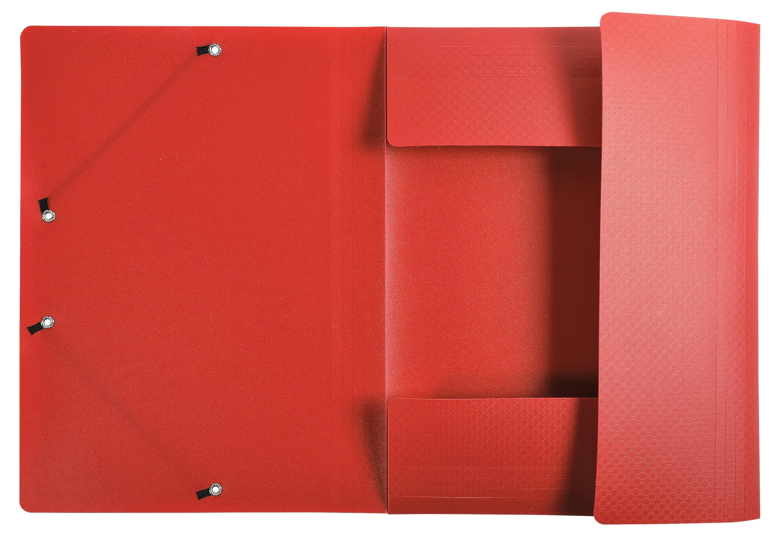 Exacompta 50 cartelline con elastico Opak 3 lembi rosso