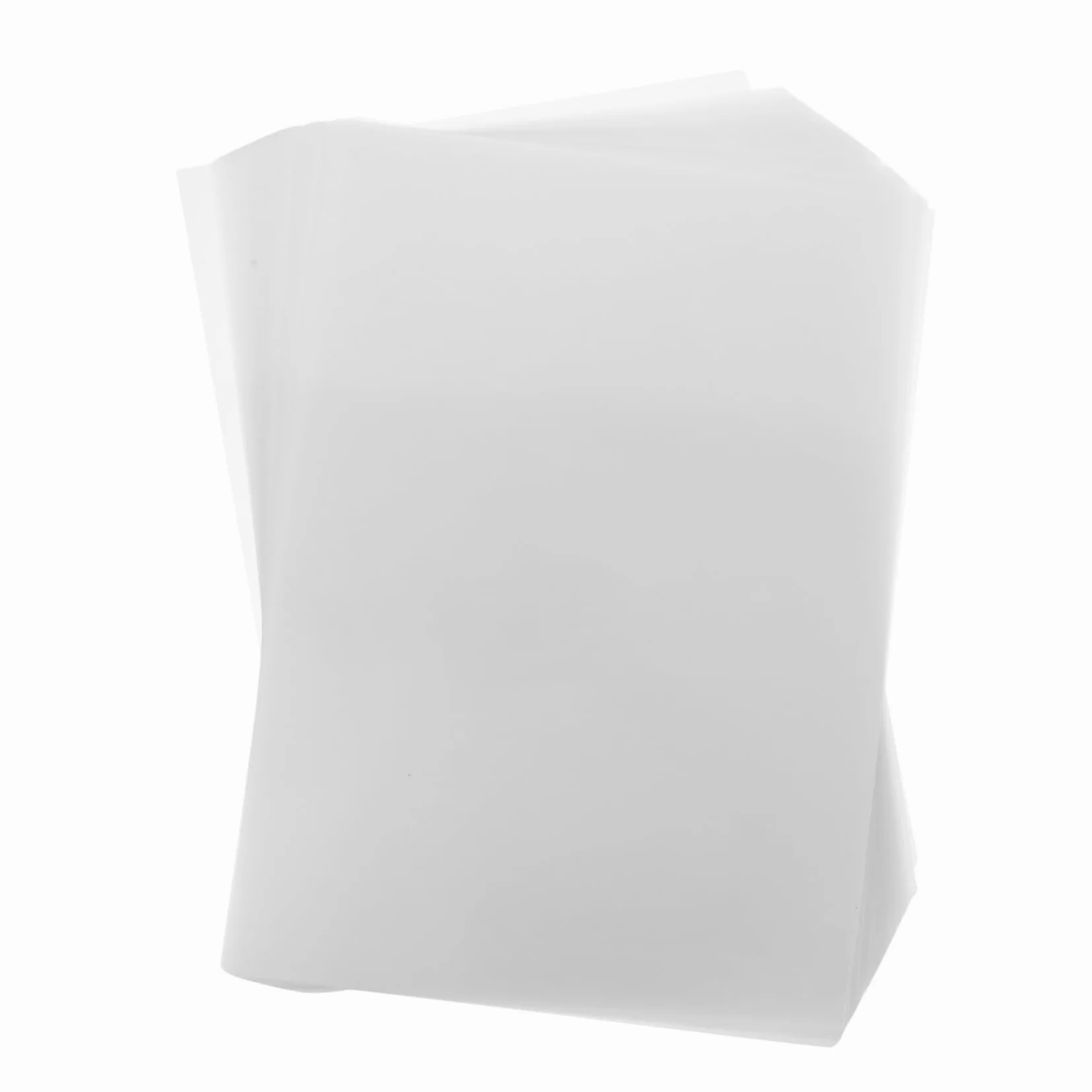 Housoutil Pellicola di Laminazione Termica Trasparente 100 Pezzi, 50 Micron, Pet Eva, per Foto, File e Poster