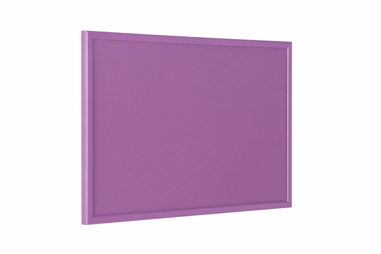 Bi-Office Scuola - Pannello In Sughero Viola, 60 x 40 cm, Cornice MDF Viola