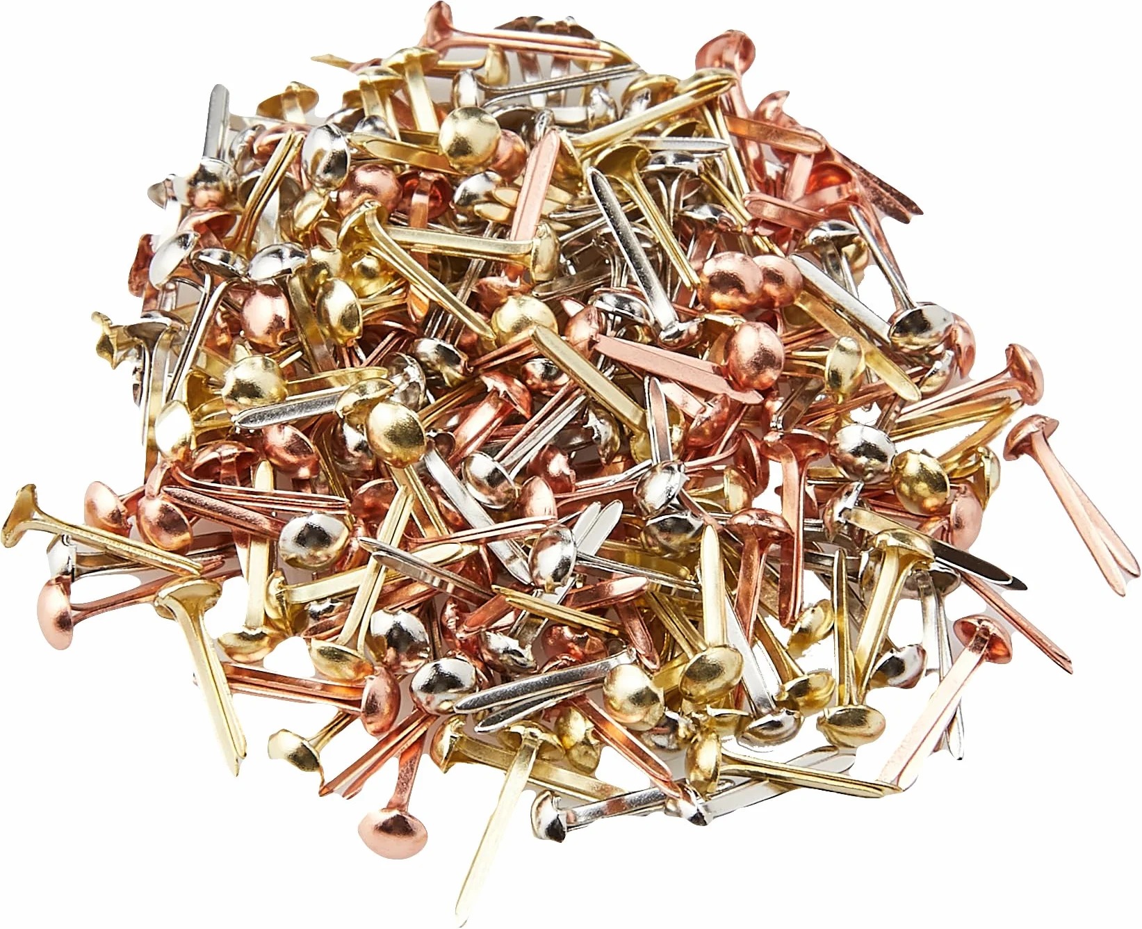 Docrafts Mini Assortiti Chiusure Metalliche Lucide 200 Pezzi
