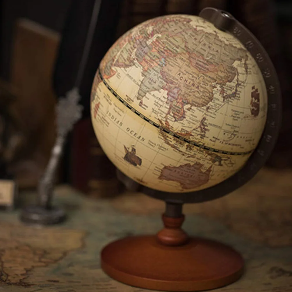 JHD Forniture Scolastiche per la Scuola della Decorazione della casa del Globo di Legno dell'Annata per l'aula dello Studente
