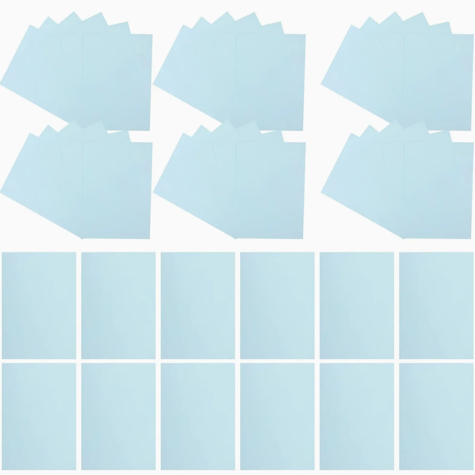 SHINEOFI 200pezzi Carta Colorata per Stampante Blu da Lettere per Fotocopie e Stampa Carta per Origami e Progetti di Bricolage Cancelleria Multiuso per Ufficio e Studenti