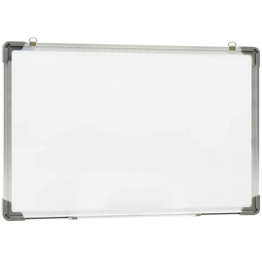Lavagna Magnetica Bianca Cancellabile a Secco 60x40 cm Acciaio,Lavagne Magnetiche,Lavagna Magnetica Pieghevole-146631