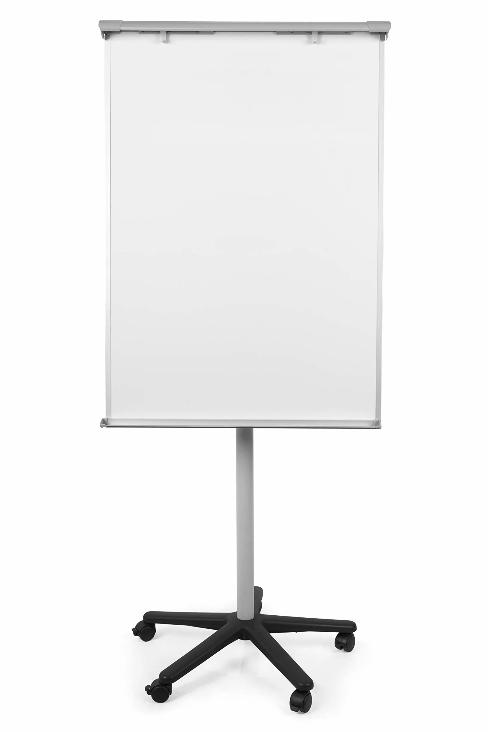Bi-Office Lavagna Portablocco Mobile Smart, Lavagna a Fogli Mobili Portatile Con Cornice Grigia, Superficie Magnetica, Dimensioni Panello Euro 700 x 1000 mm