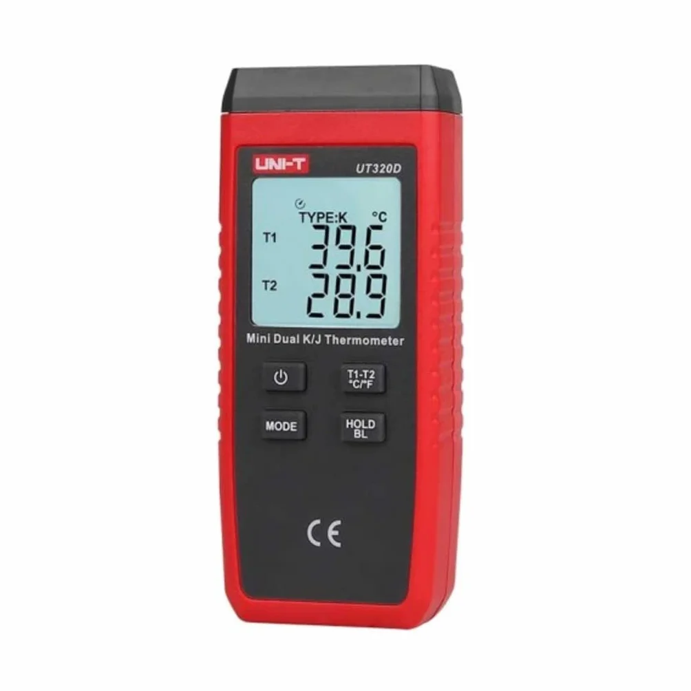 UNI-T UT320D Mini Termometro a Contatto Doppio Canale -50°C-1300°C