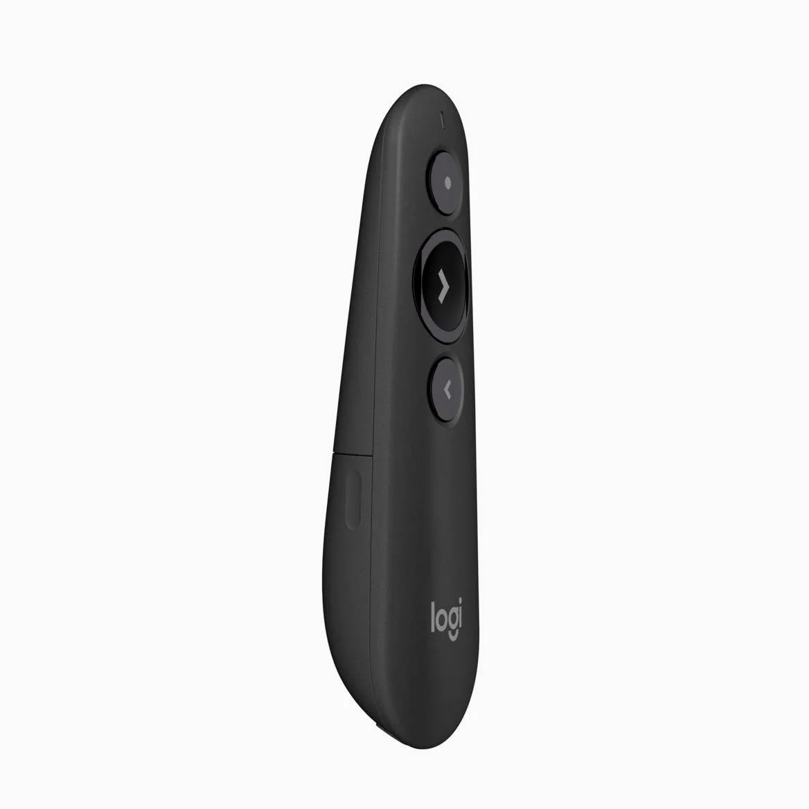 Logitech R500 Puntatore Laser per Presentazioni Wireless | 2,4 GHz e Bluetooth, Ricevitore USB, ‎Puntatore Laser Rosso, Portata 20 Metri, 3 Pulsanti, PC/Mac/Android/iOS - Nero