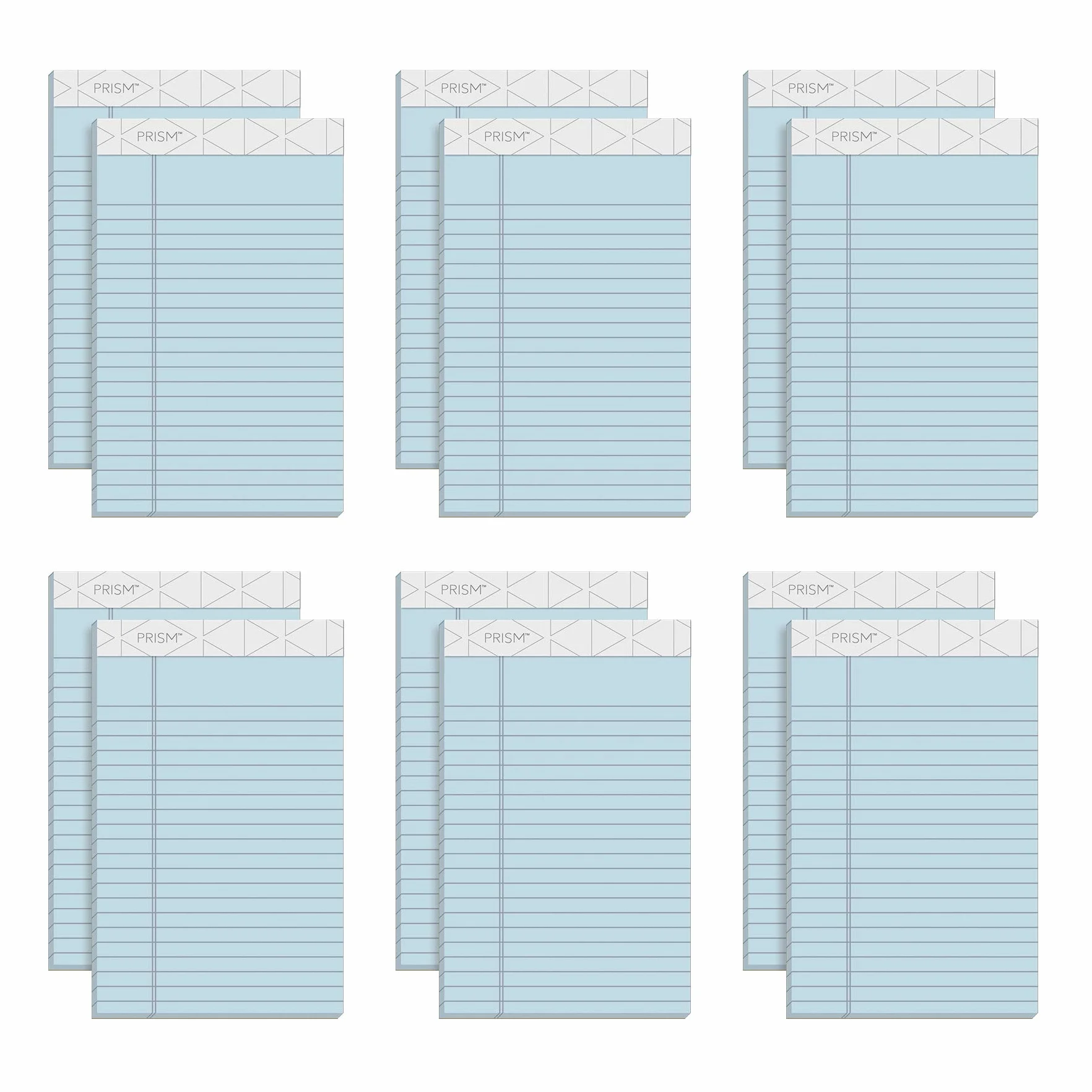 TOPS Prism Plus Legal Pad 12 x 20 pollici perforato blu regola stretta 50 fogli 12 pastiglie