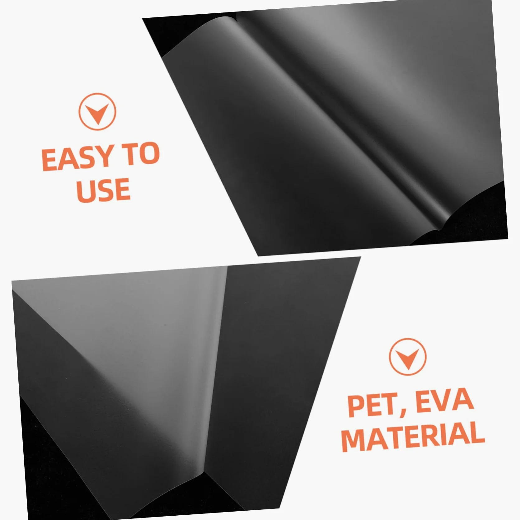 SECFOU 100 Pezzi Laminazione Termica in Pet Ed Eva Pellicole Protettive Impermeabili e Resistenti Adatte Per Foto Carte D'identità Documenti e Badge Di Lavoro