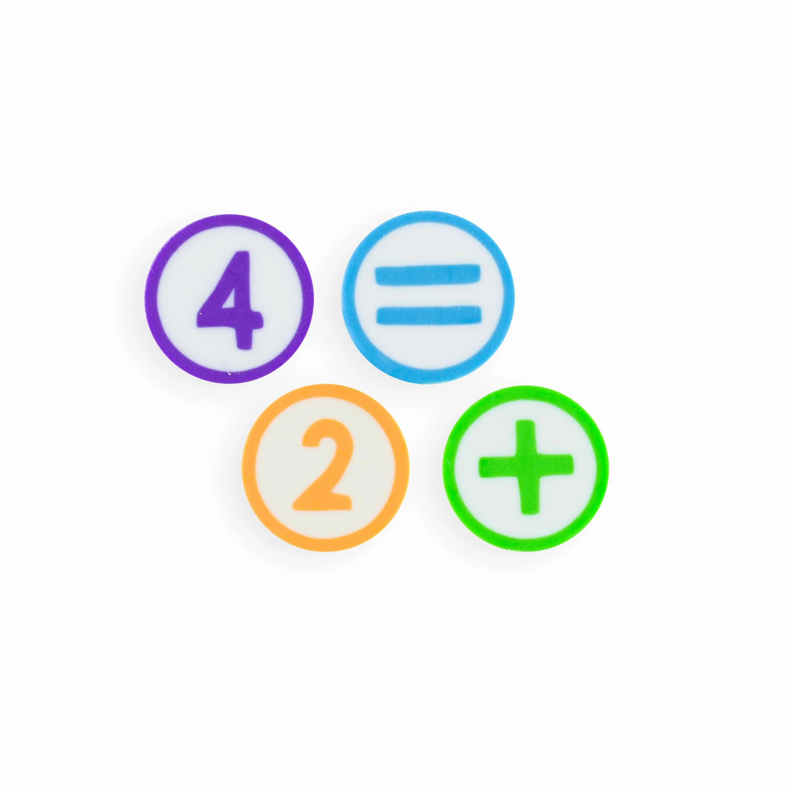 JOLLY Gomme Mini Math – Imparare e cancellare gomma matematica giocosa con numeri per classe