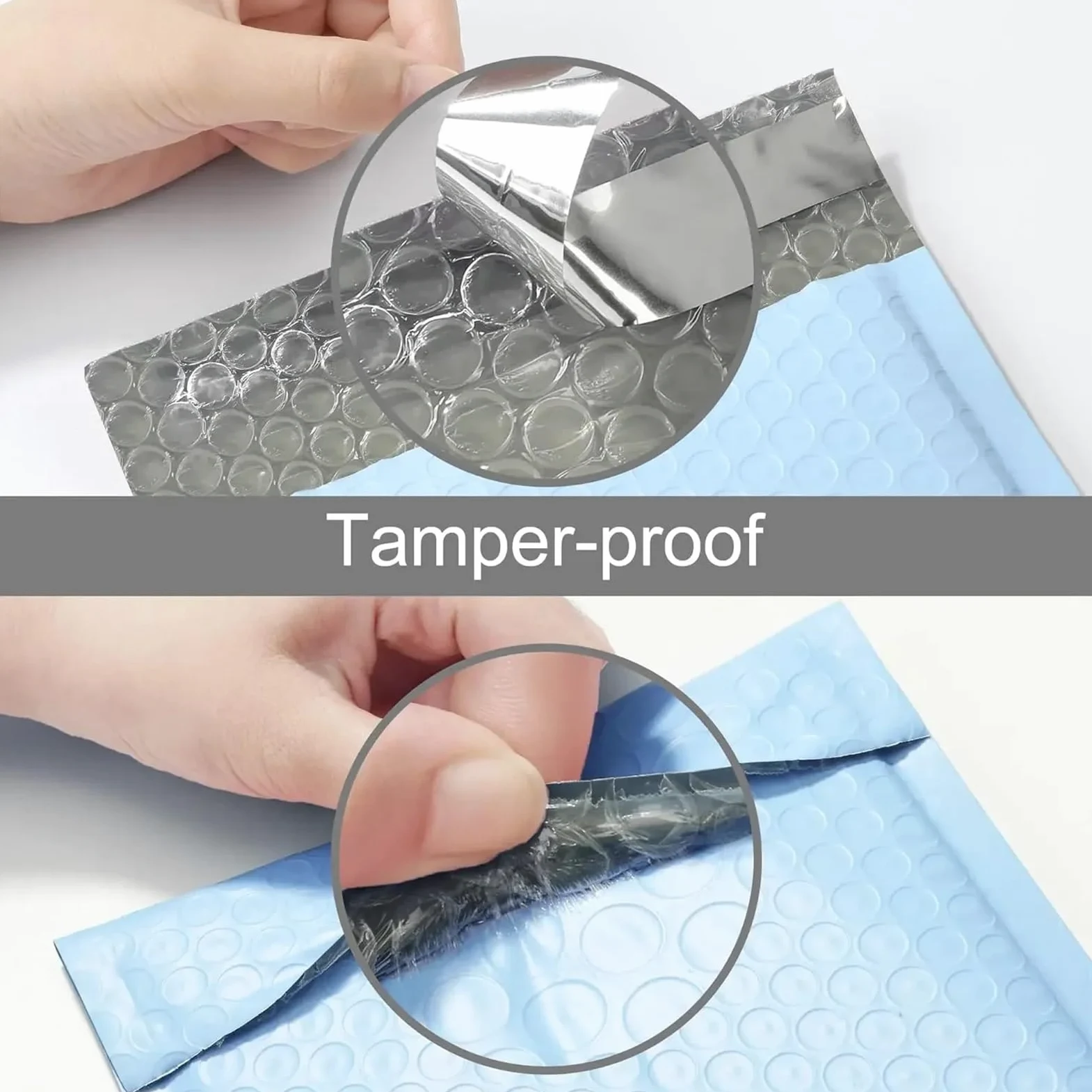 Bubble Mailer 100Pcs Delivery Package Packaging Bubble Envelope Packing Bag Small Business Supplies Envelopes Shipping Packages Mailer(White,18 * 23cm)