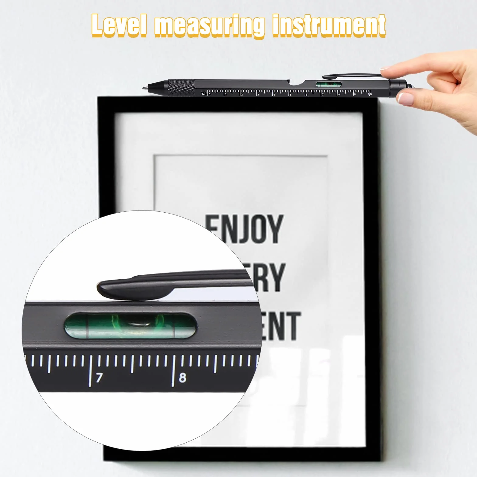 Vinabo 9 in 1 Penna Multifunzione Regalo Uomo Natale Gadget Tecnologici per Lui