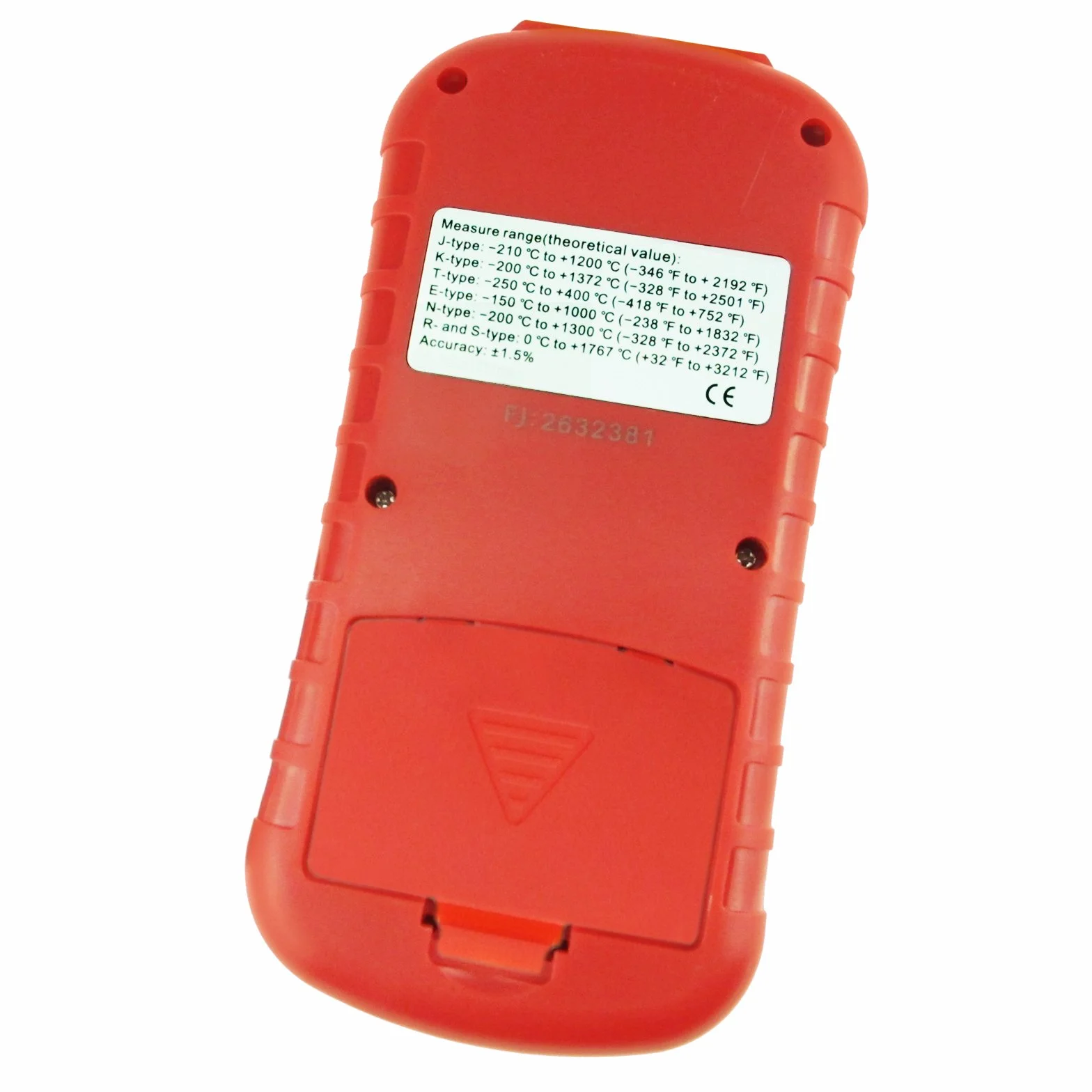 Termometro Digitale Tipo K 2 Canali Termocoppia K/J/T/E/R/S/N Misuratore Temperatura Hvac Display LCD Retroilluminato
