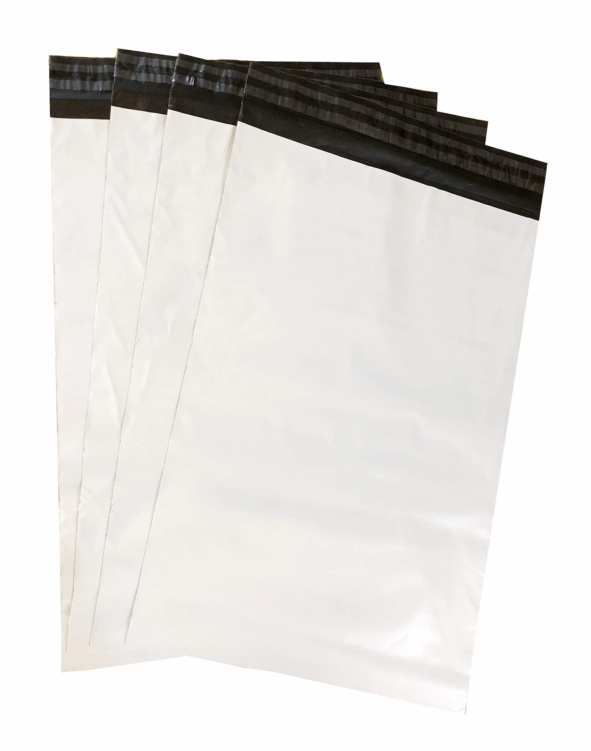 100 sacchetti per spedizione, 50 x 60 cm, colore bianco con autoadesivi, extra grandi, extra spessi