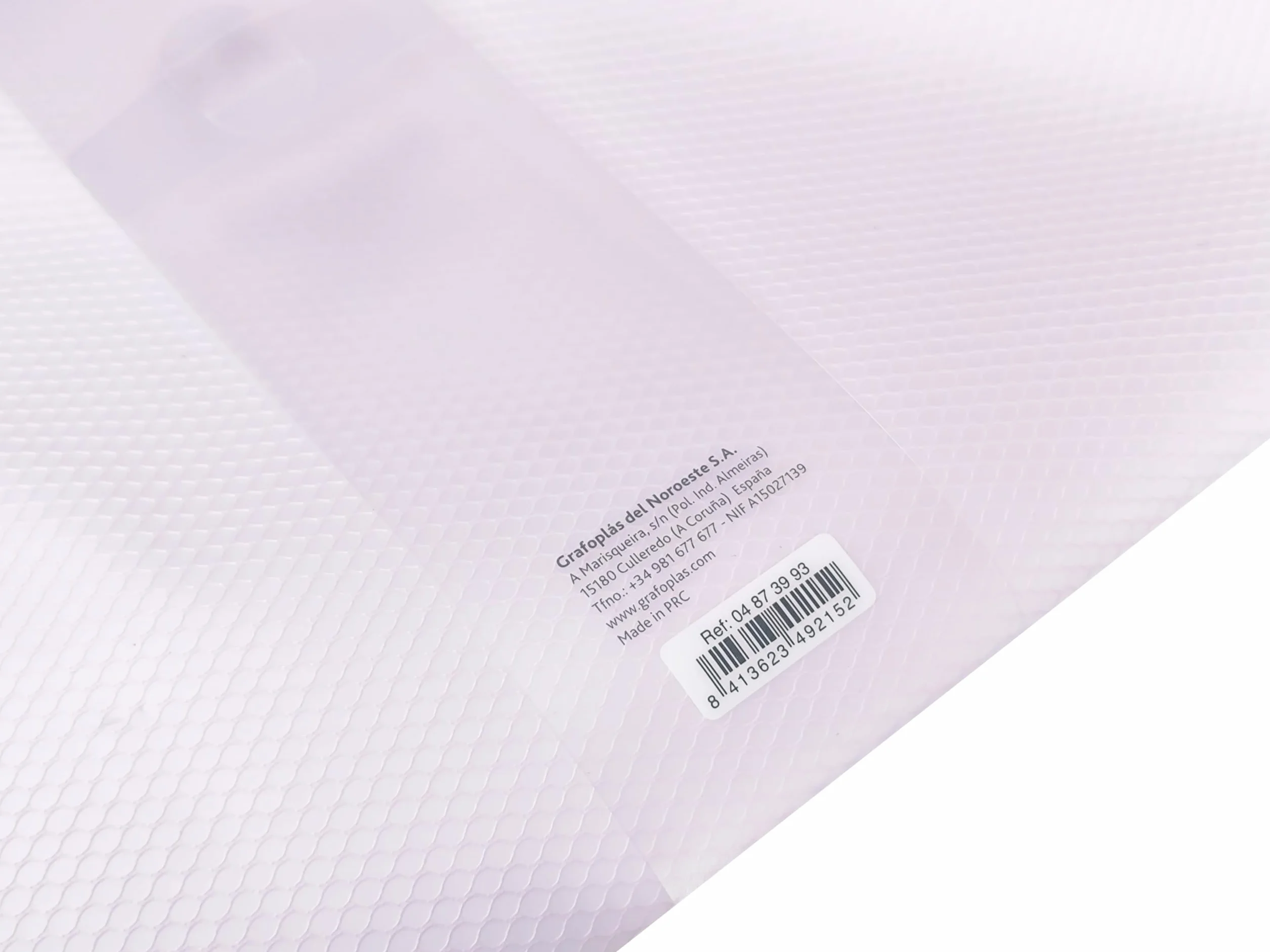 Borsa con cerniera EVA Soft A4 rosa pastello, tocco morbido, in gomma EVA trasparente per documenti, cellulari, tablet