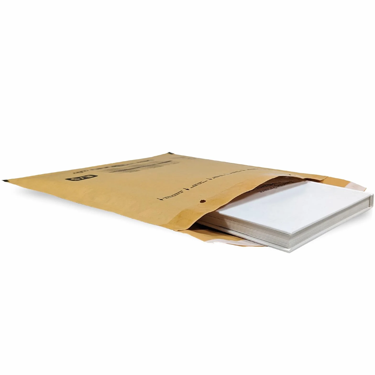 versando 200 buste imbottite E5, dimensioni interne 220 x 265 mm, | dimensioni esterne 240 x 275 mm, marrone/giallo oro per DIN B5/B+
