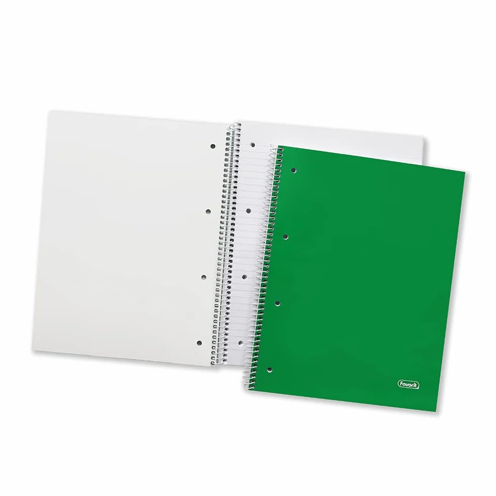 Favorit Quaderni Spiralati A4 A Righe 5 Pezzi Carta 80g/Mq