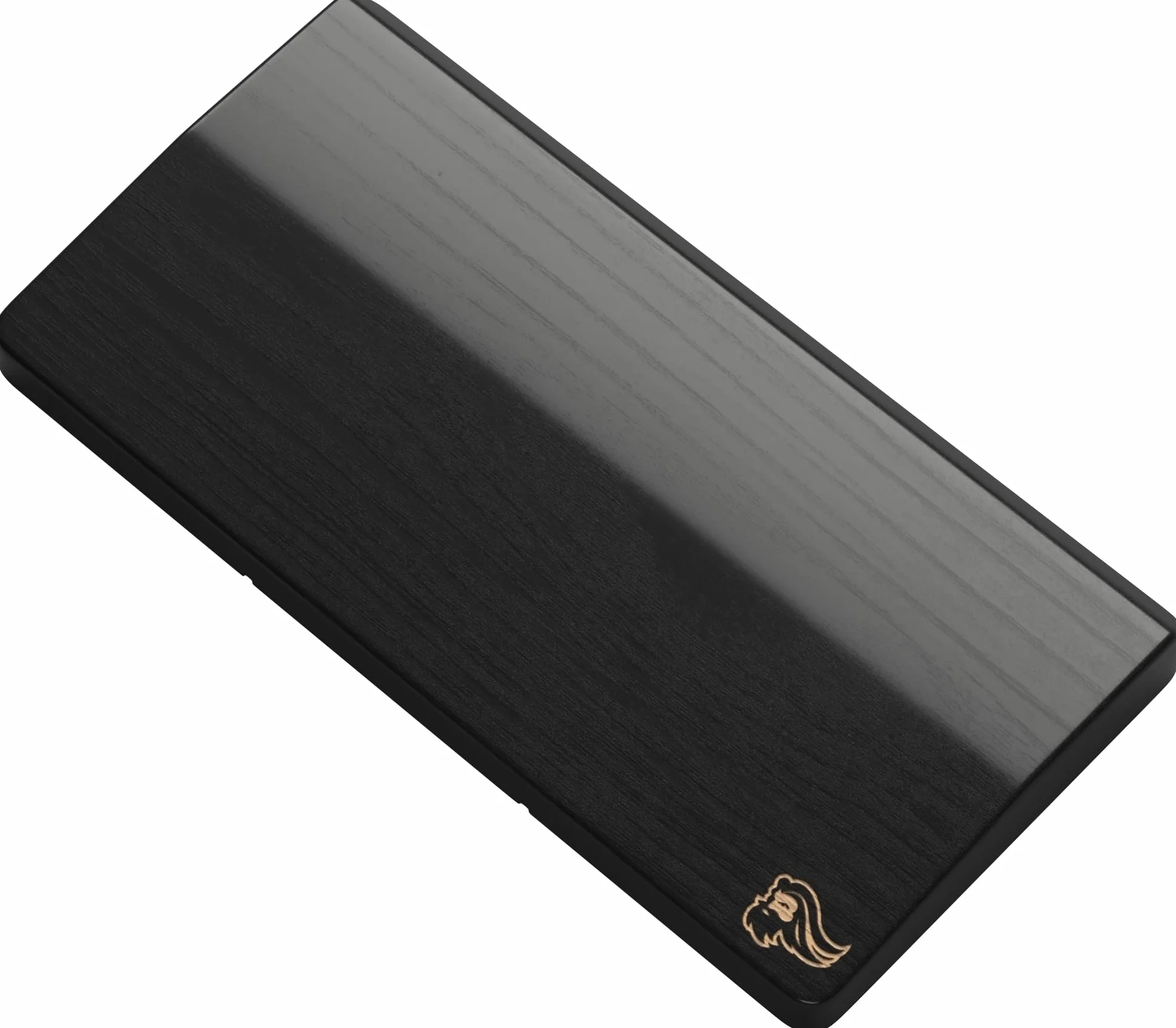GLORIOUS Wooden Poggiapolsi Mouse (Onyx) | Vero Legno Massello Di Frassino Bianco, Rivestimento Protettivo Liscio Resistente A Oli E Sudore E Base Gomma Antiscivolo