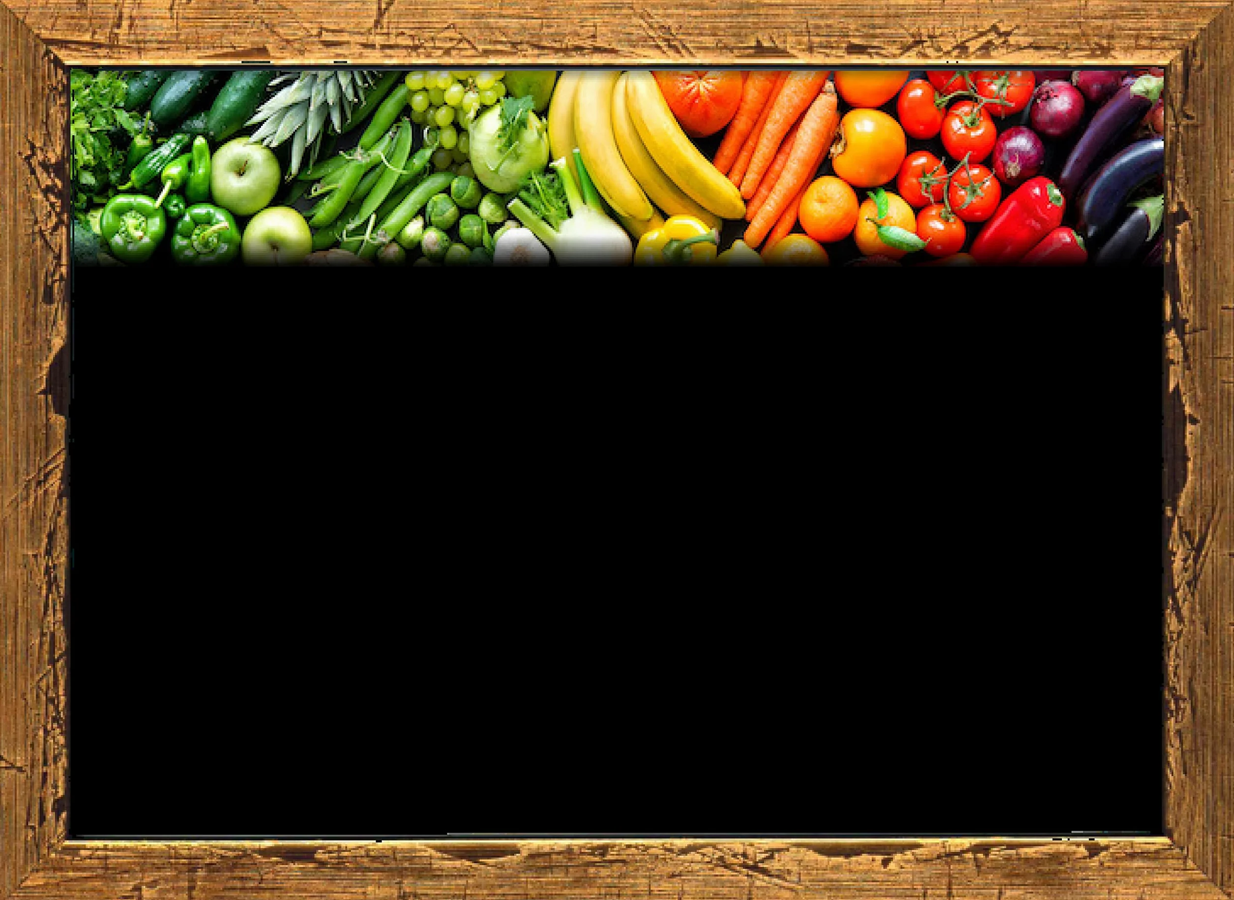 30 SEGNAPREZZI BIFACCIALI PLASTIFICATI PLASTIFICATI FRUTTA E VERDURA con stampa TIPO lavagna 8,3X11,3 cm (supporti non inclusi)