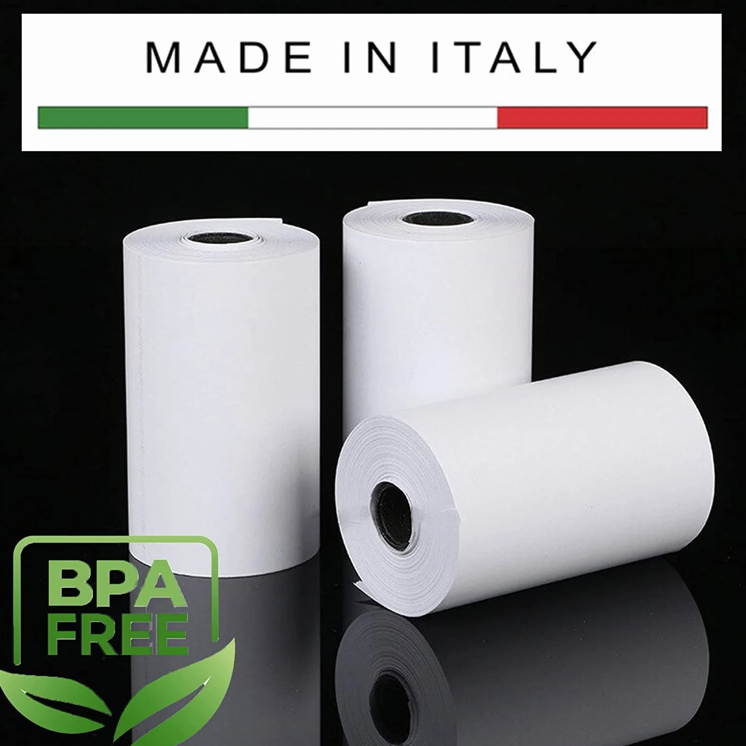 Carta Termica 57 mm x 20 mt 100 Rotoli POS Registratore di Cassa