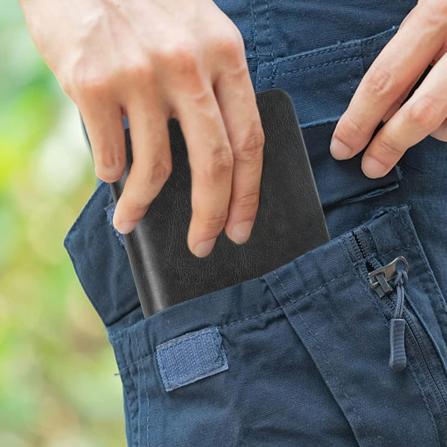 Taccuino A7 Ricaricabile in Pelle con 6 Anelli, Quaderno Tascabile, Blocco Note Portatile, per Ufficio e Scuola