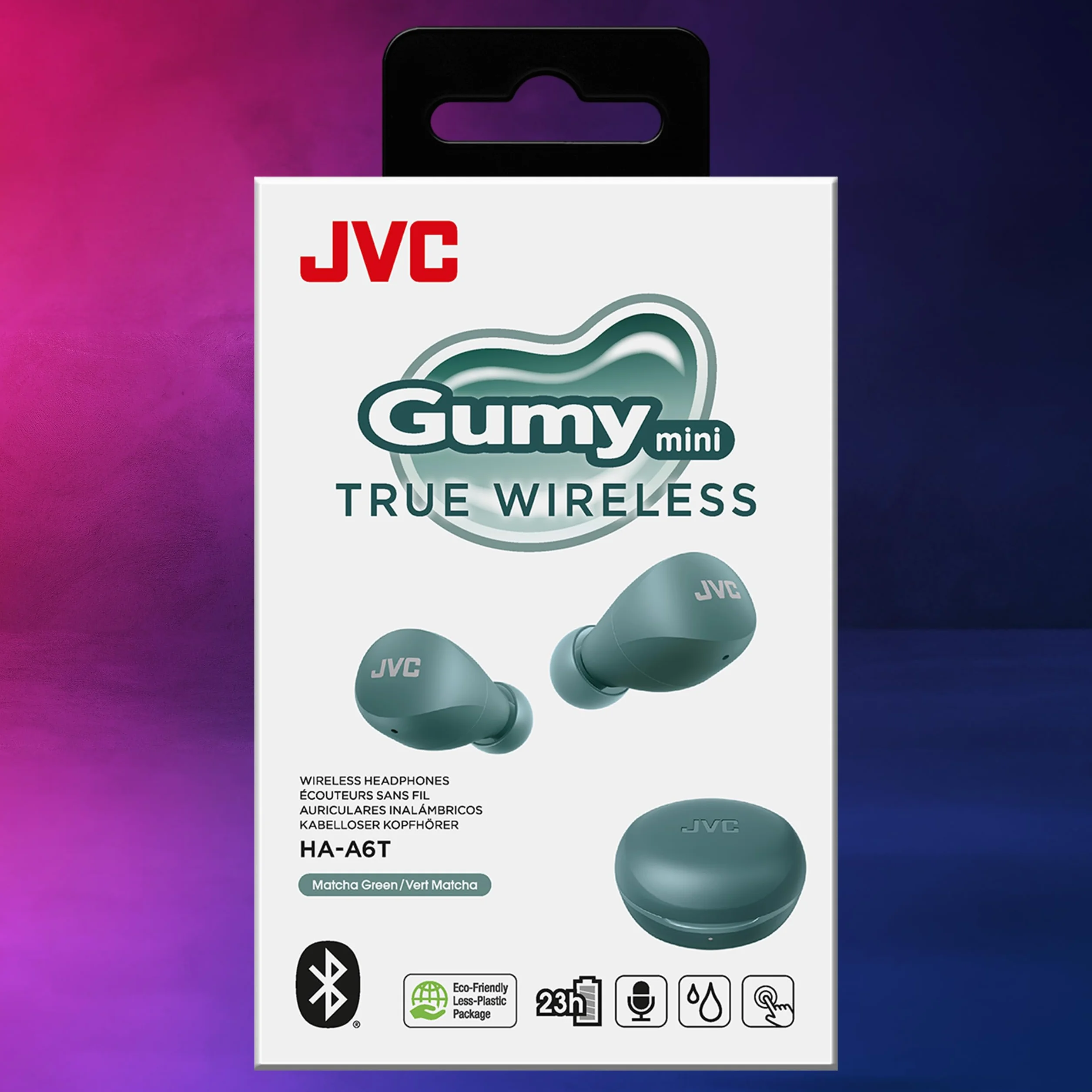 JVC HA-A6T Casque True Wireless Stereo (TWS) Ecouteurs Appels/Musique Bluetooth Vert