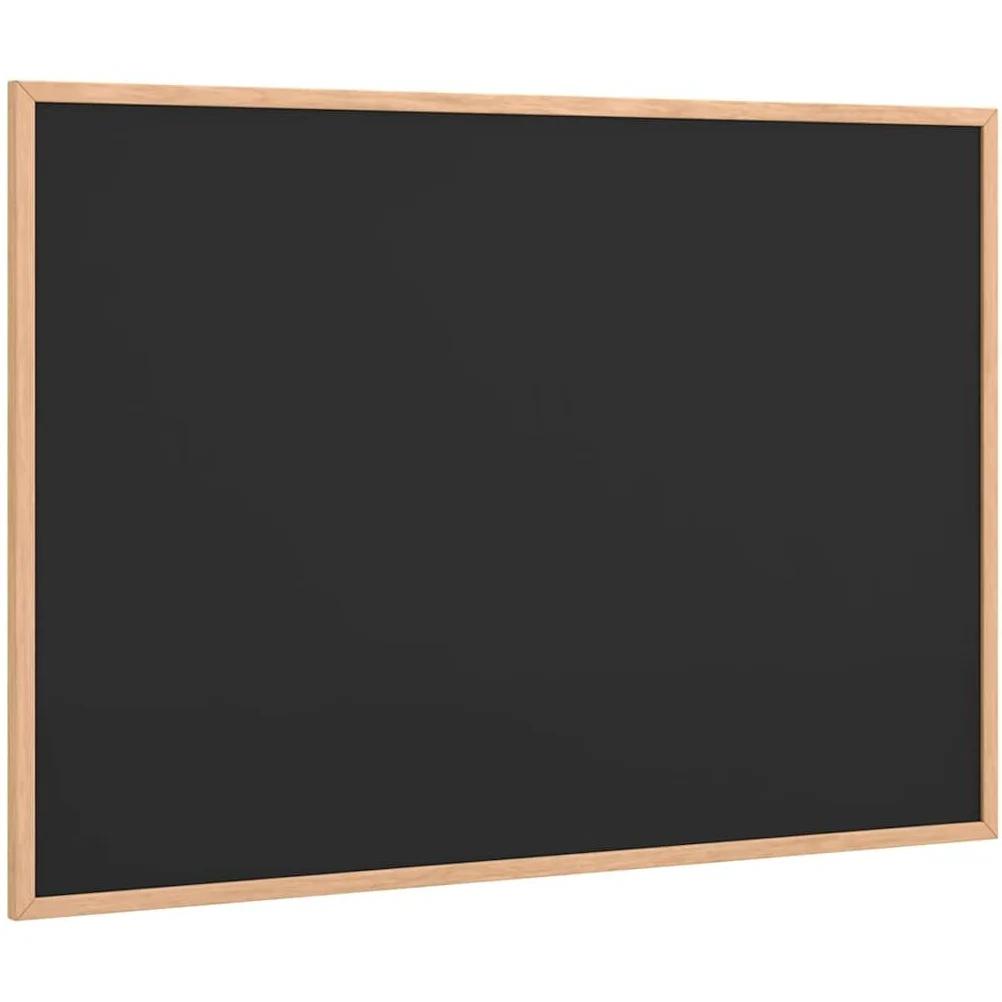 Rantry Arredo Lavagna con Cornice in Legno Massello di Pino Nero 80x55 cm, Mobilia Arredo Mobili da Interni per Camera da Letto Soggiorno Ufficio