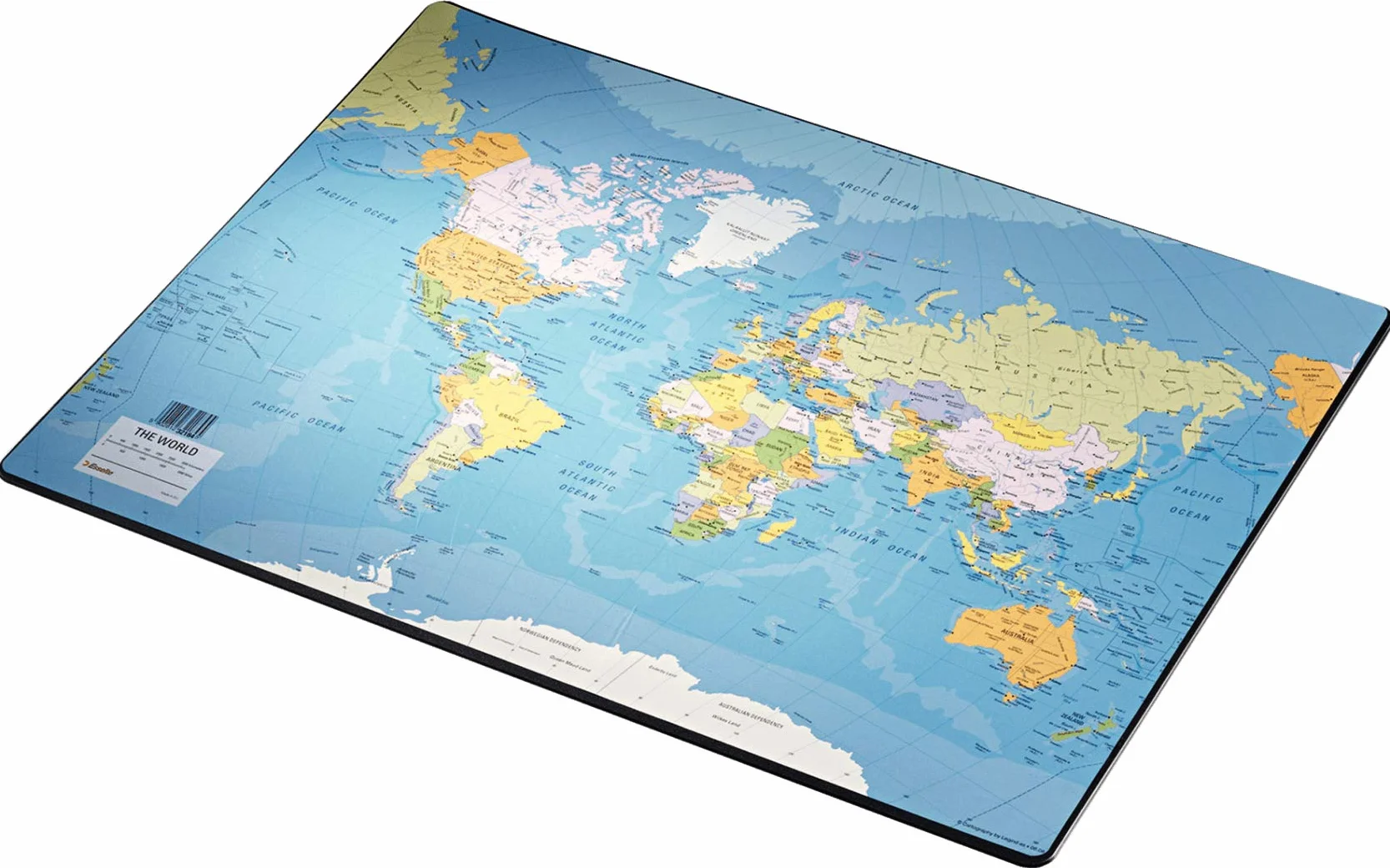 Esselte Sottomano da scrivania con mappa del mondo 40 x 63,5 cm