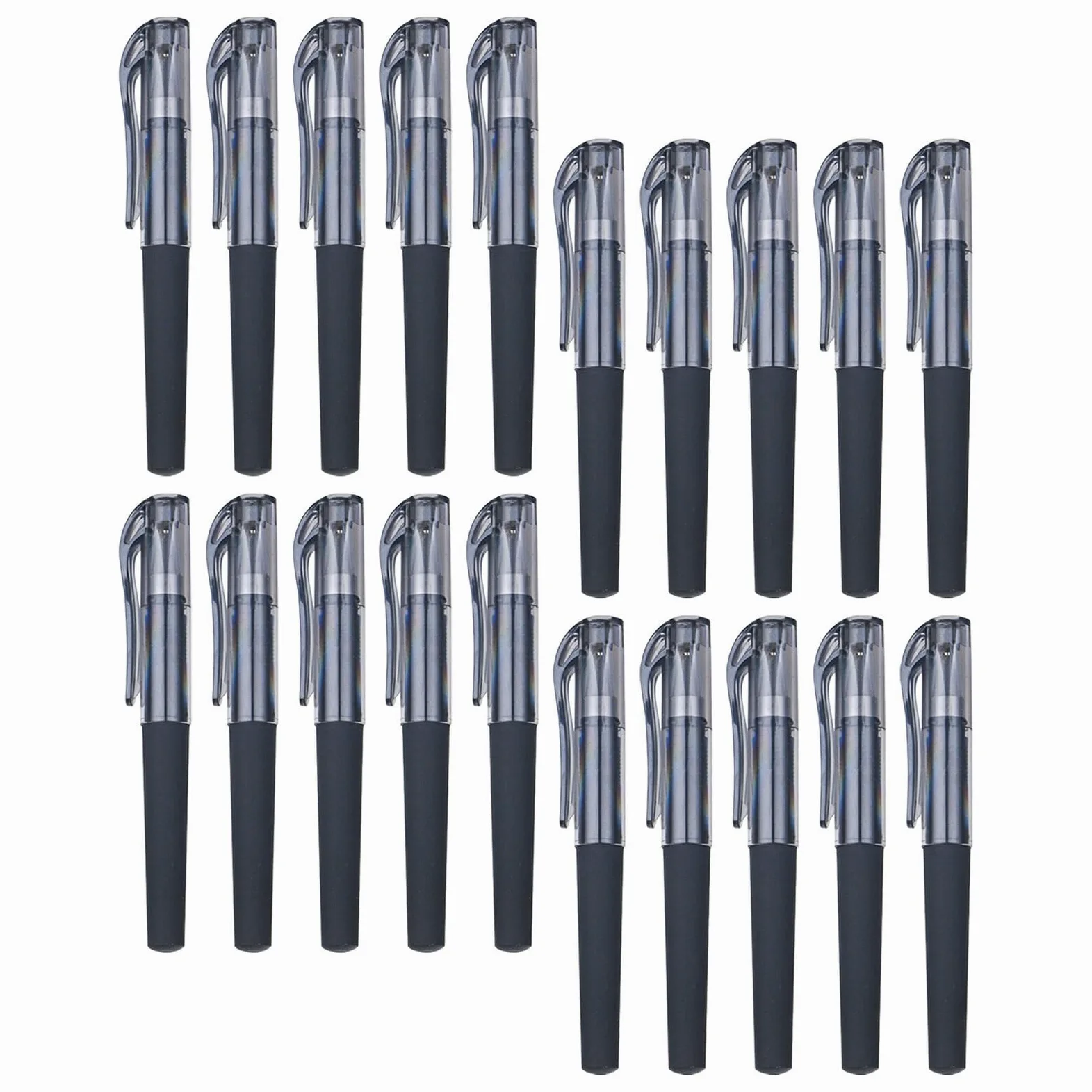 50 Penne Gel Nere Punta Fine 0,5 Mm, Penna Tascabile per Appunti e Scrittura di Precisione, Inchiostro ad Asciugatura Rapida per Scuola, Ufficio e Viaggi