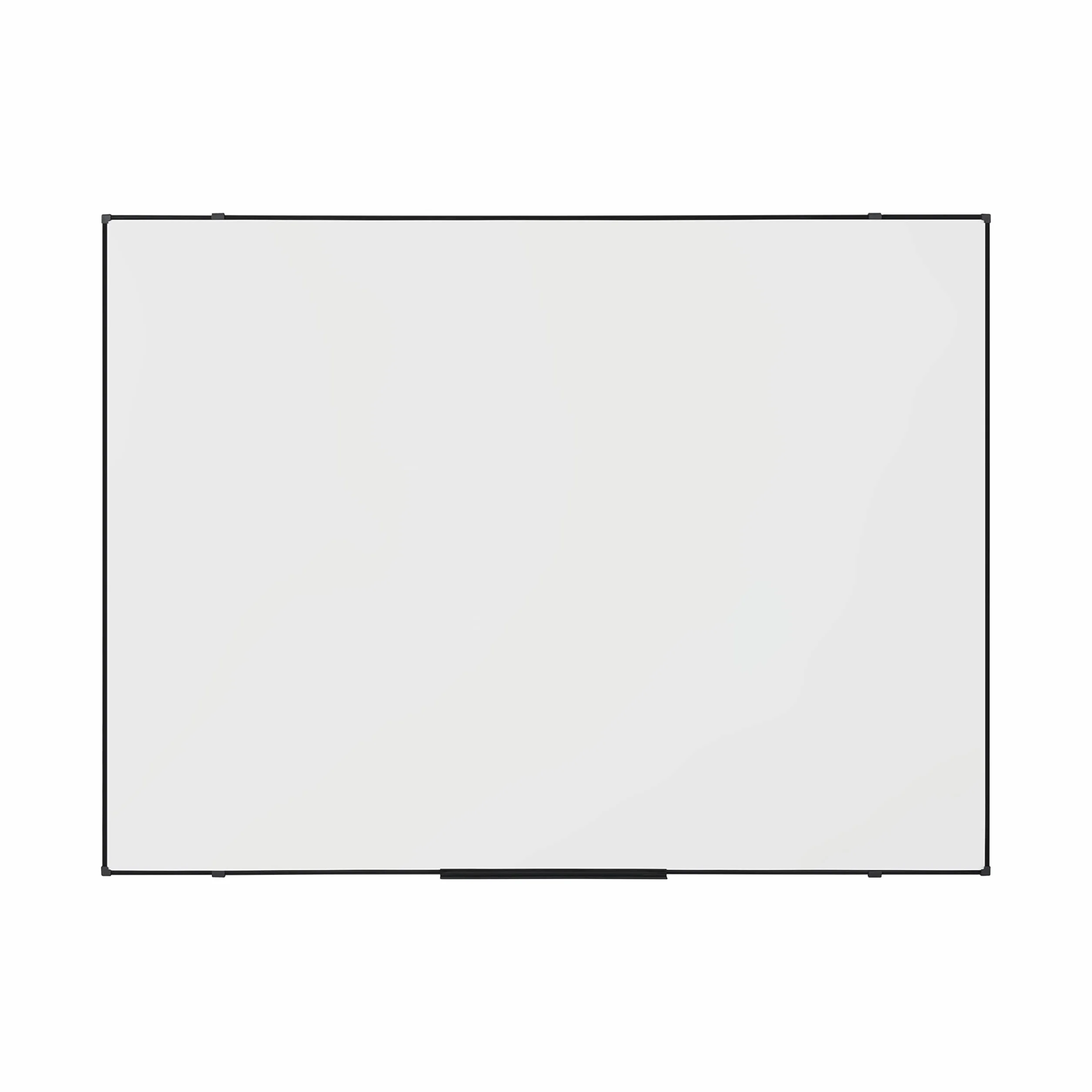 Economy Lavagna Bianca Magnetica, Lavagna Cancellabile A Secco Con Cornice Nero, 120 x 90 cm