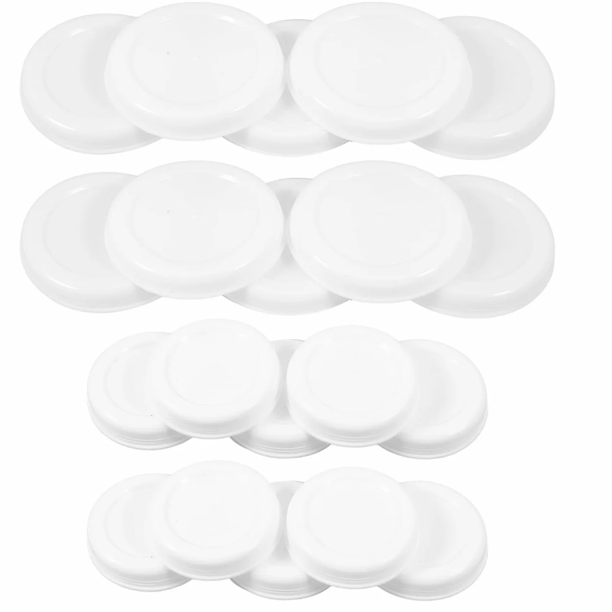 Operitacx 50 Pezzi Tappi Terminali Riutilizzabili Per Tubo Di Carta - Tappi Di Plastica Per Spedizione Poster Ø 5.2 Cm E Ø 7.9 Cm