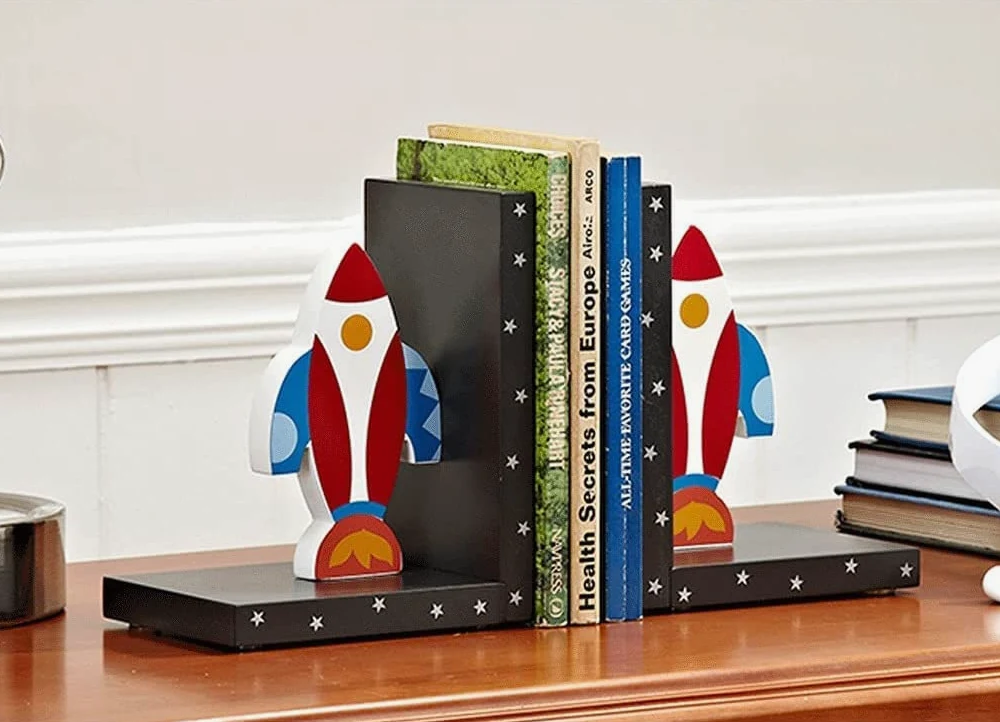 Reggi Libri, Fermalibri Fermalibri carini della personalità alla moda Regali creativi per l'arte e la pratica decorazione camera da letto casa Ufficio Casa Scrivania