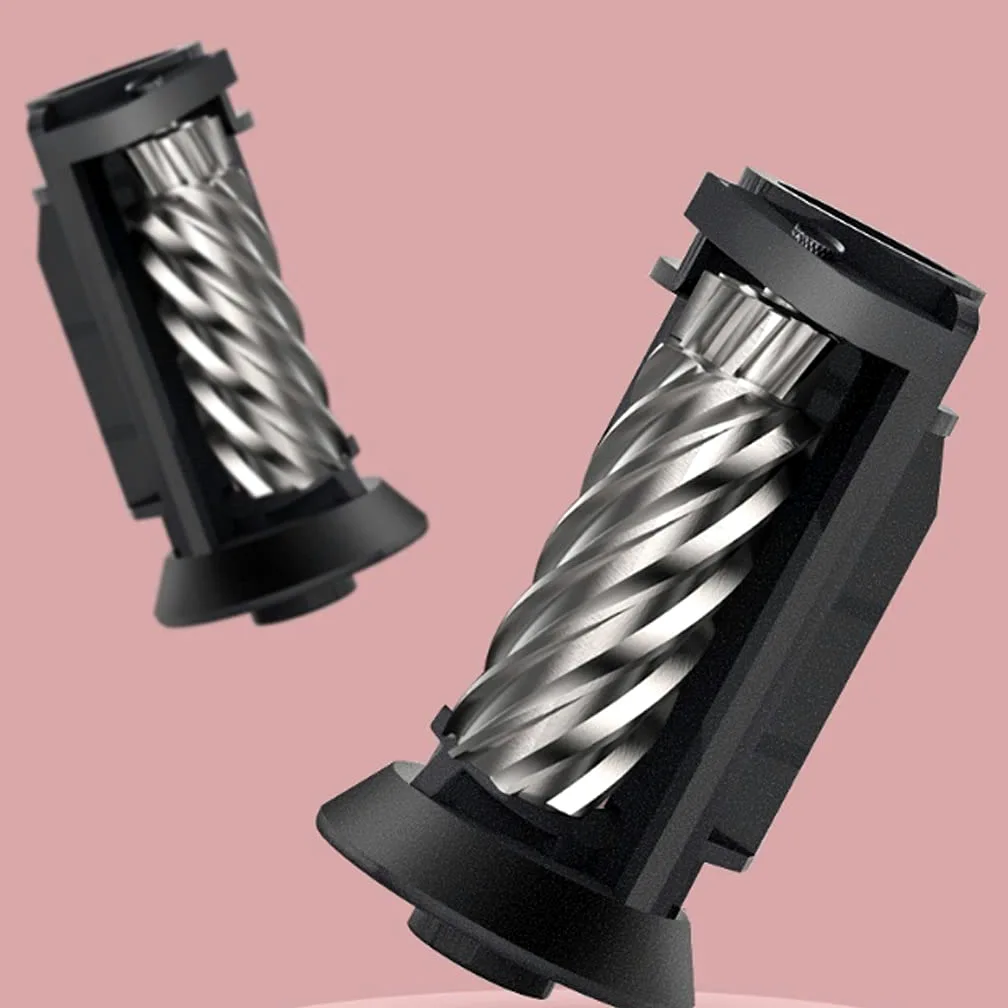 Temperino Affilatrice elettrica Affilatrice semplice e creativa USB con lama a spirale più forte la migliore temperatura della scuola portatile manovella temperamatite (Color : A)