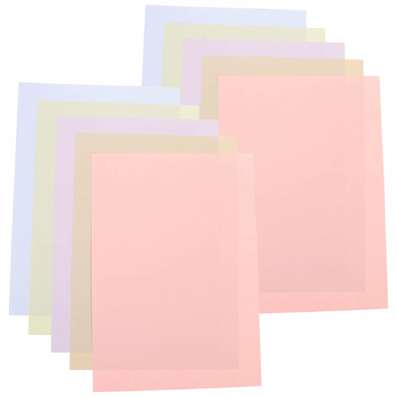 Carta per Fotocopie Colorata A4 Tonalità Morbide 80g Cartoncino per Stampante Fronte-Retro Set da 200 Fogli per Ufficio Origami e Lavori Creativi