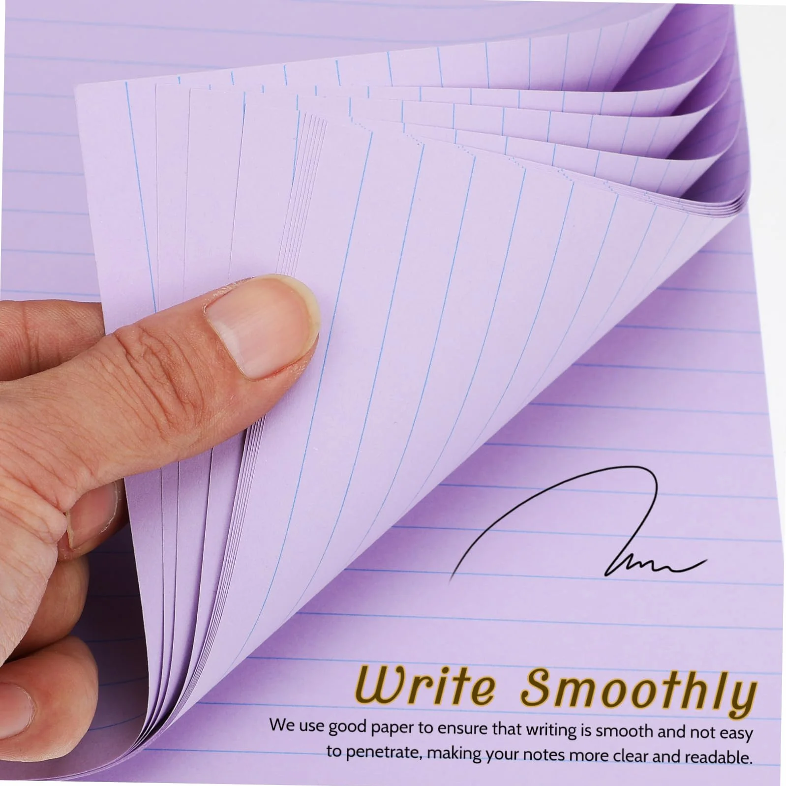 Happyyami Blocchi Minimal Bleed Ink 6 Pezzi per Appunti in Carta Design Elegante per Scrivere e Doodling in Ufficio e Scuola