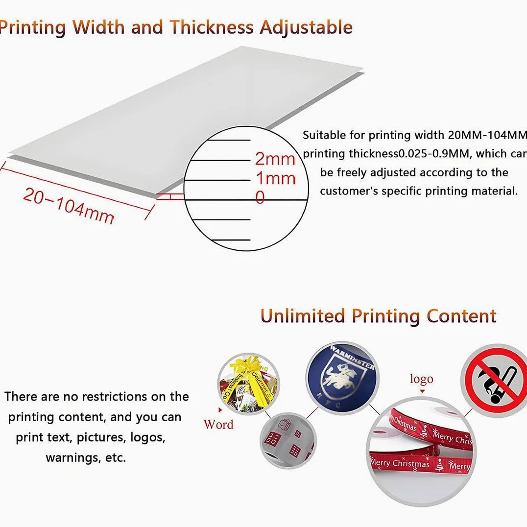 Stampante a nastro satinato, etichettatrice termica da 200 DPI, testo a nastro personalizzato fai da te, supporta più lingue e vari materiali, velocità 150 mm/s, ideale per l'artigianato