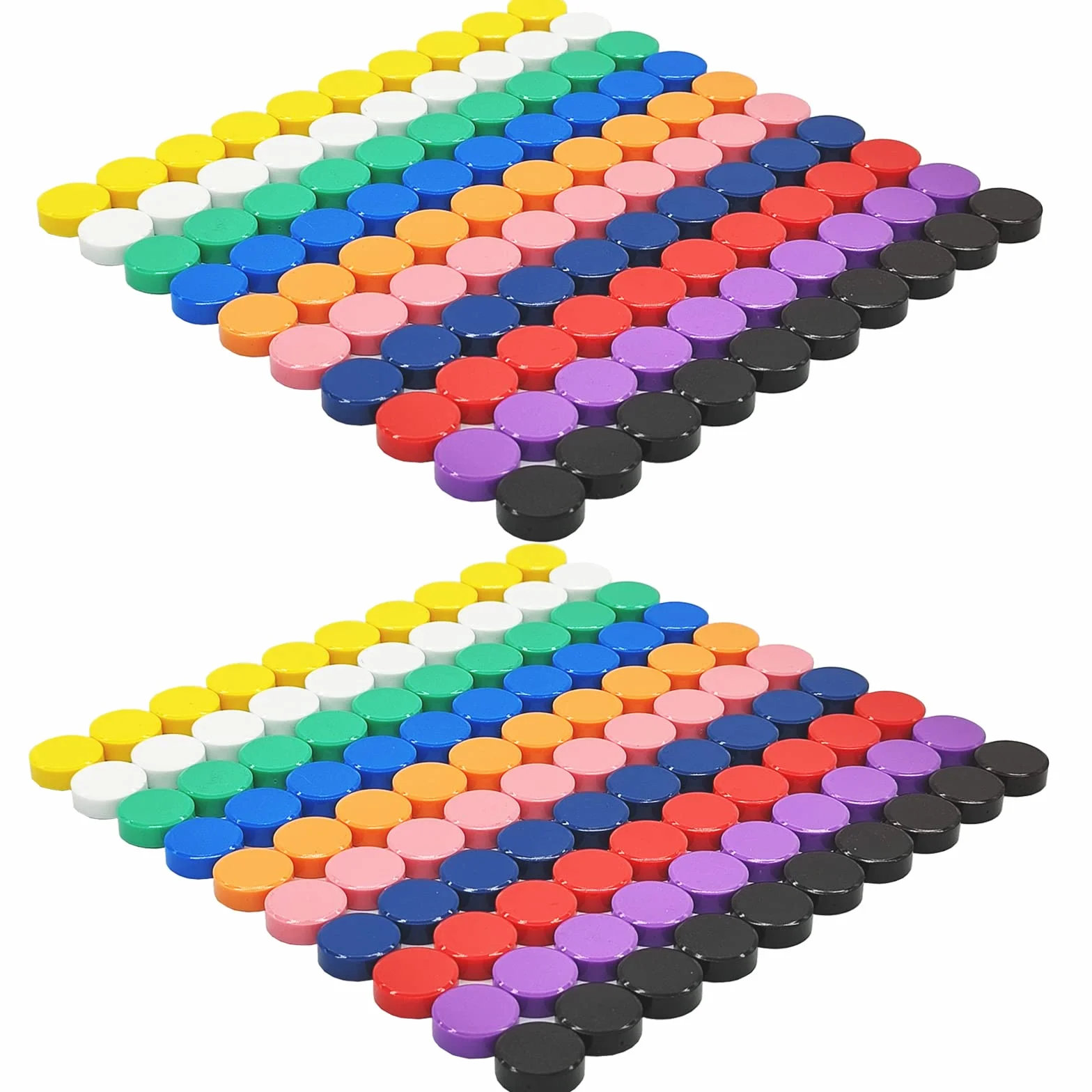 200 pezzi 10 colori Calamite Frigorifero, Magneti Frigo, Calamite Potenti, Calamite Piccole Colorate, Carino Tonde Magnete, Calamita Potente, per Frigo, Lavagne, Calendari, Piastre Magnetiche