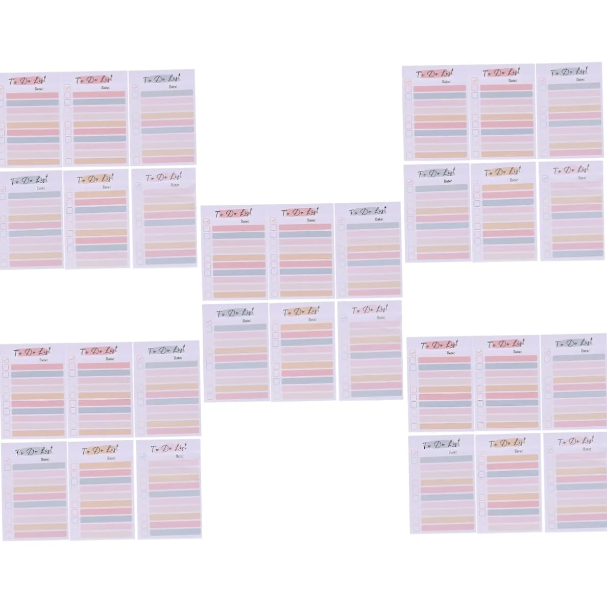 PartyKindom 5 Pezzi Note Adesivi Colorati Libri Memo Stickers Portatili per e per Studenti e Ufficio