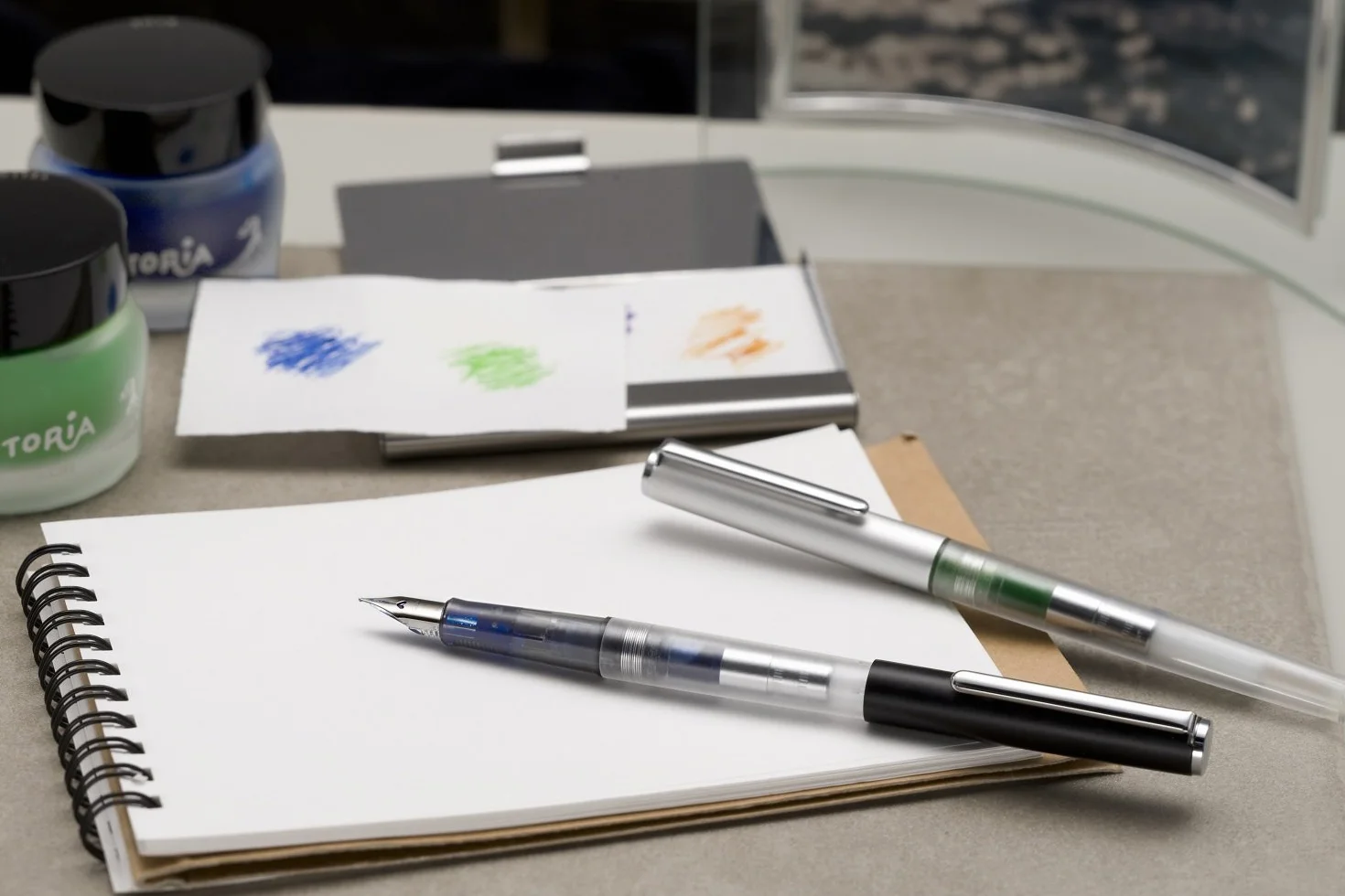 Sailor - penna Highace Neo Clear Fountain, colore nero