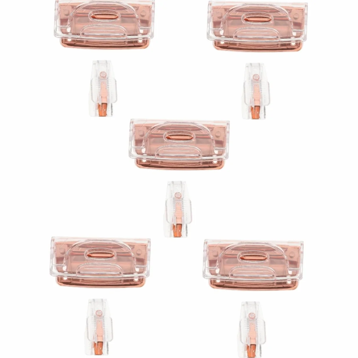 LALAFINA 5sets Perforatore e Estrattore Di Graffette Ufficio Pratico e Versatile Accessori Eleganti Per Organizzazione Documenti Facile Utilizzo Per Maggiore Produttività Design