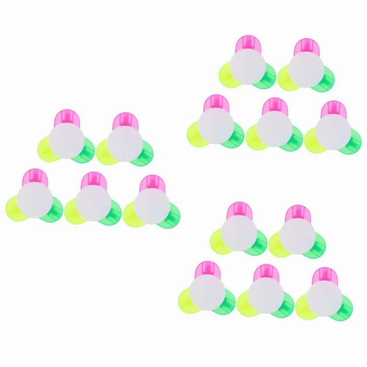Gadpiparty 3 Set Evidenziatore Pennarello Fluorescente Illuminante A Forma Di Petalo Penne Colorate Portatili Pennarelli Per Prendere Appunti Penne Ad Plastica Colorato 5 Pezzi * 3