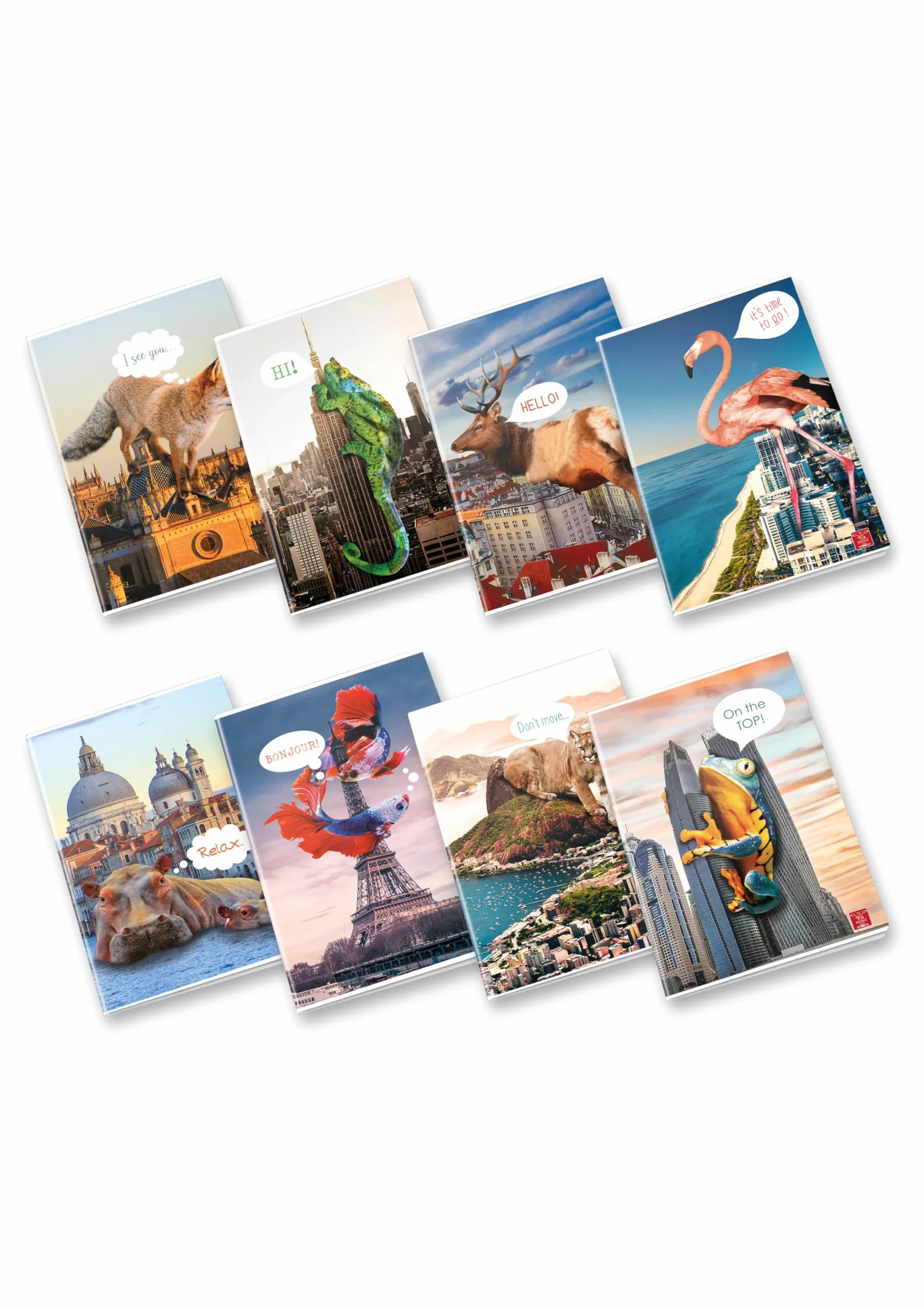 Pigna Maxi Quaderno Arrivano i Giganti A4 21x29,7 cm 80 pagine carta 80 g/m² Quadretto 1 cm 10 pezzi