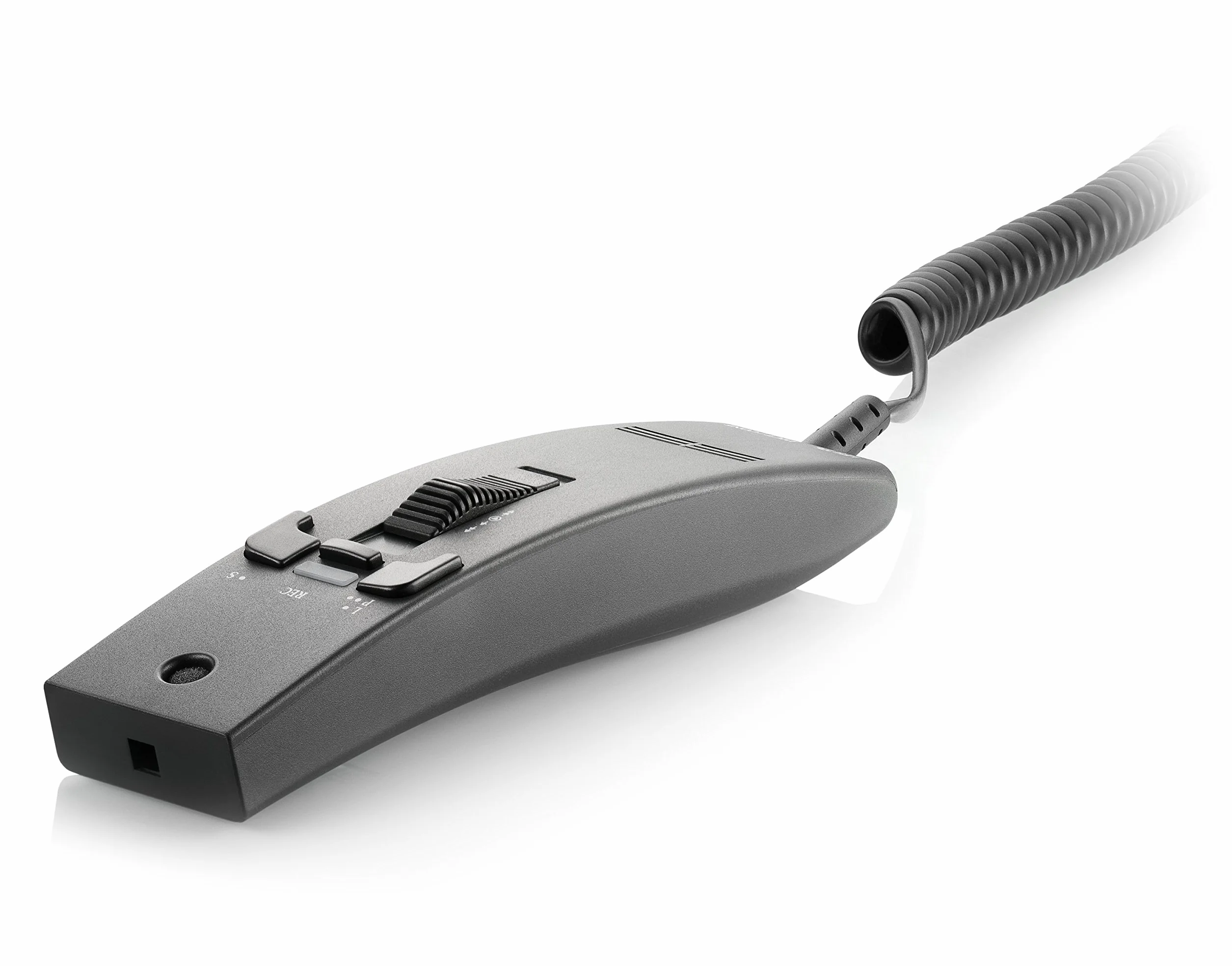 Philips LFH0276 - Microfono manuale per sistemi di riproduzione da scrivania con mini cassette LFH0725 e LFH0730, colore: Antracite