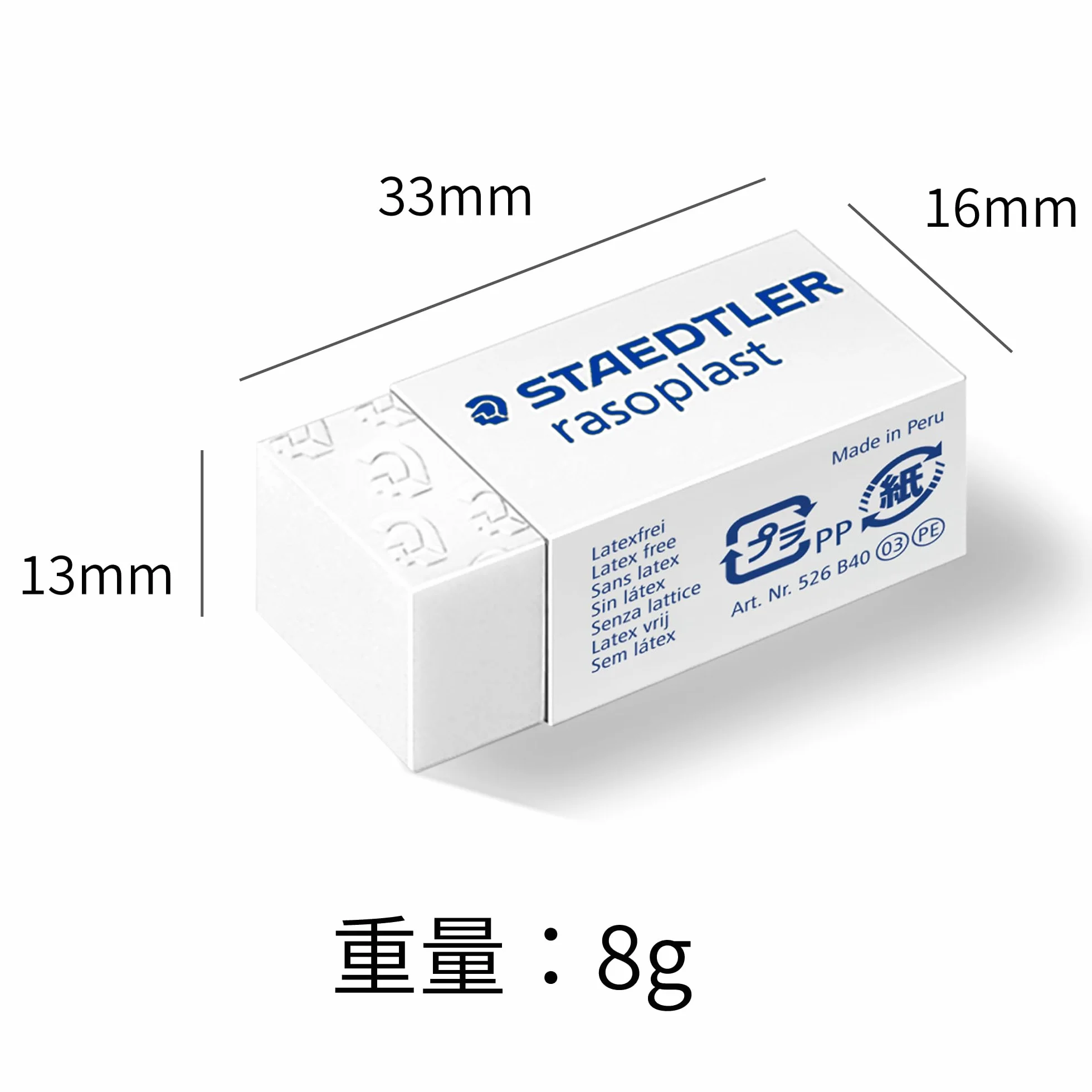 Staedtler Rasoplast Gomme da Cancellare Set Cancelleria 40 Pezzi