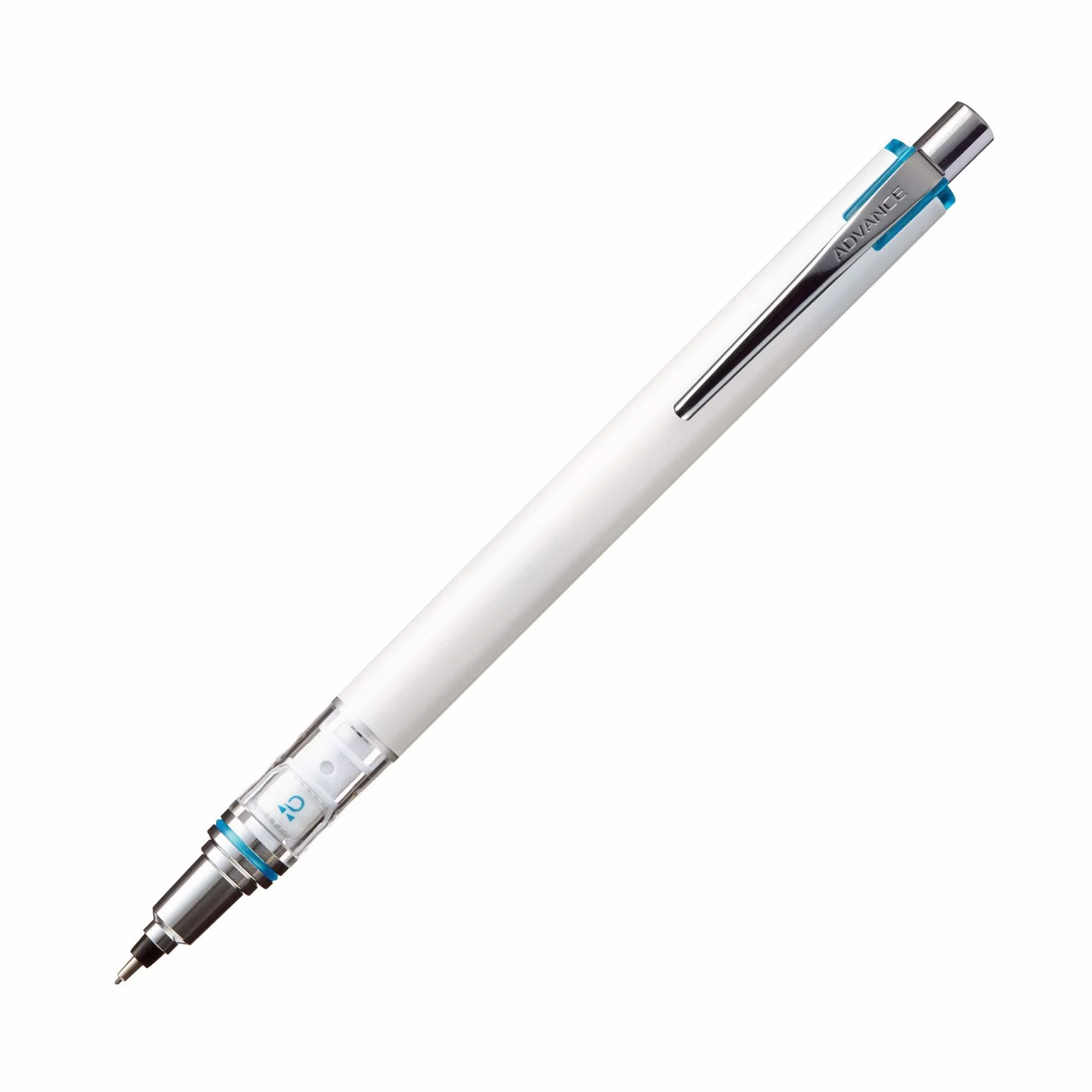 uni Kuru Toga Advance Mechanical Pencil 0.7mm White M7-559