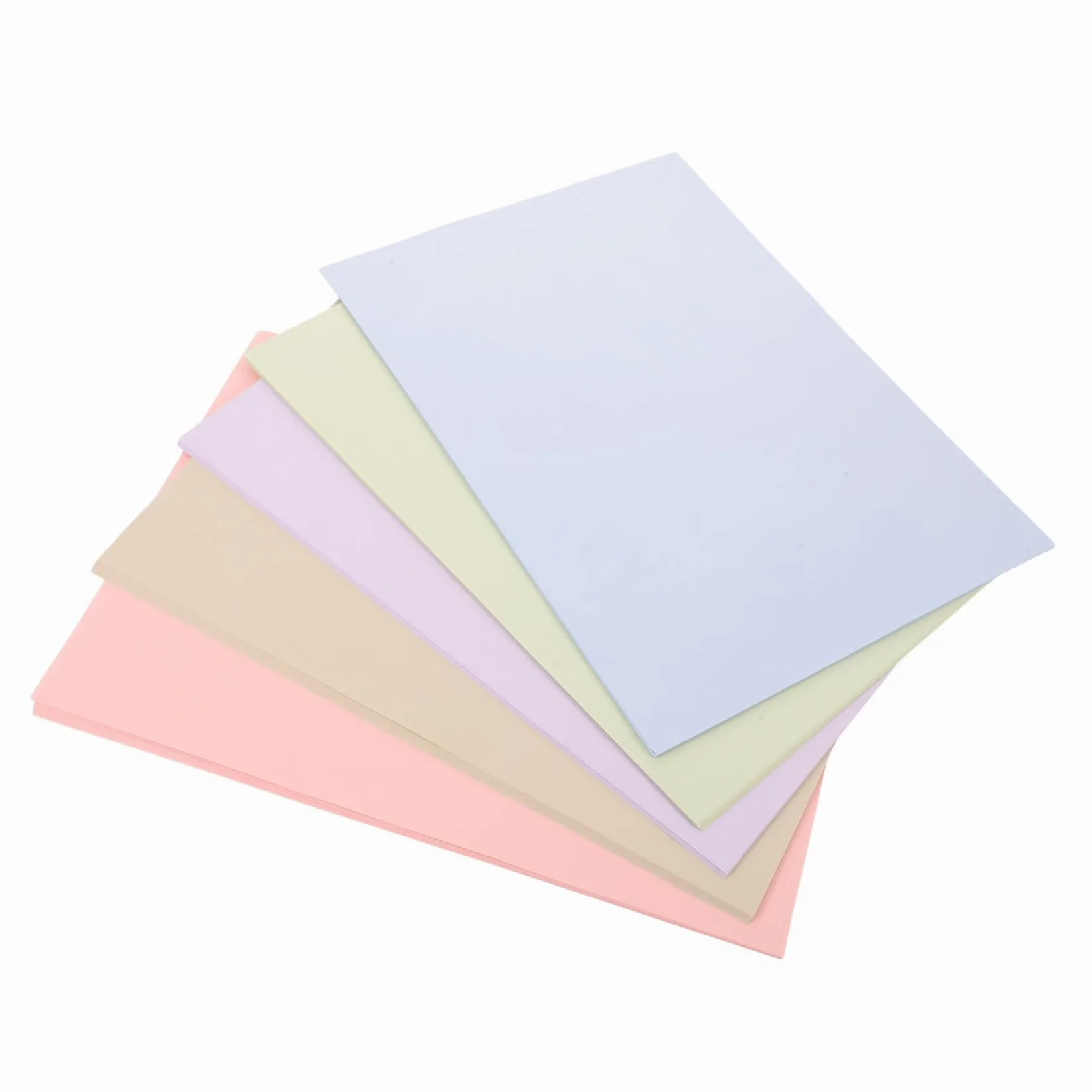 HOMSFOU 200fogli Carta da Stampa Colorata per Stampante Carta per Fotocopie Leggera Colorata Fogli Stampabili Cartoncino per Stampante per Progetti Artistici e Origami