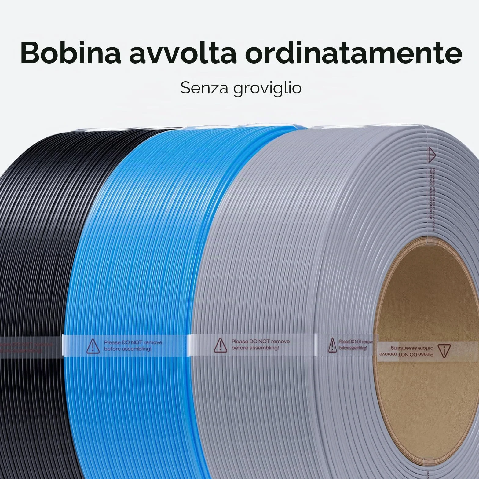 Creality PETG Refill Filamento 1,75 mm 1 kg Nero per Stampa 3D Precisione Dimensionale ±0,03 mm