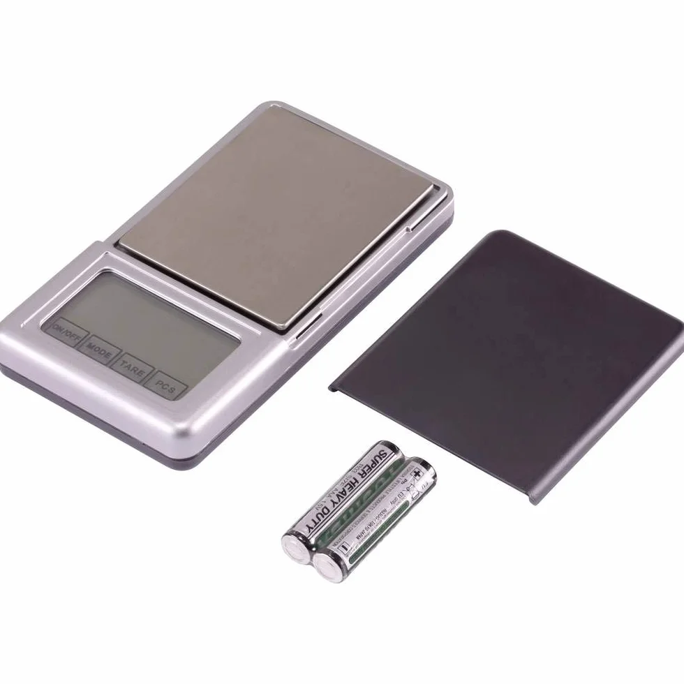 VOLTCRAFT VC-8912595 PS-200 Bilancia tascabile Portata di peso (max.) 200 g, leggibilità 0,01 g, funzionamento a batteria Nero, Argento