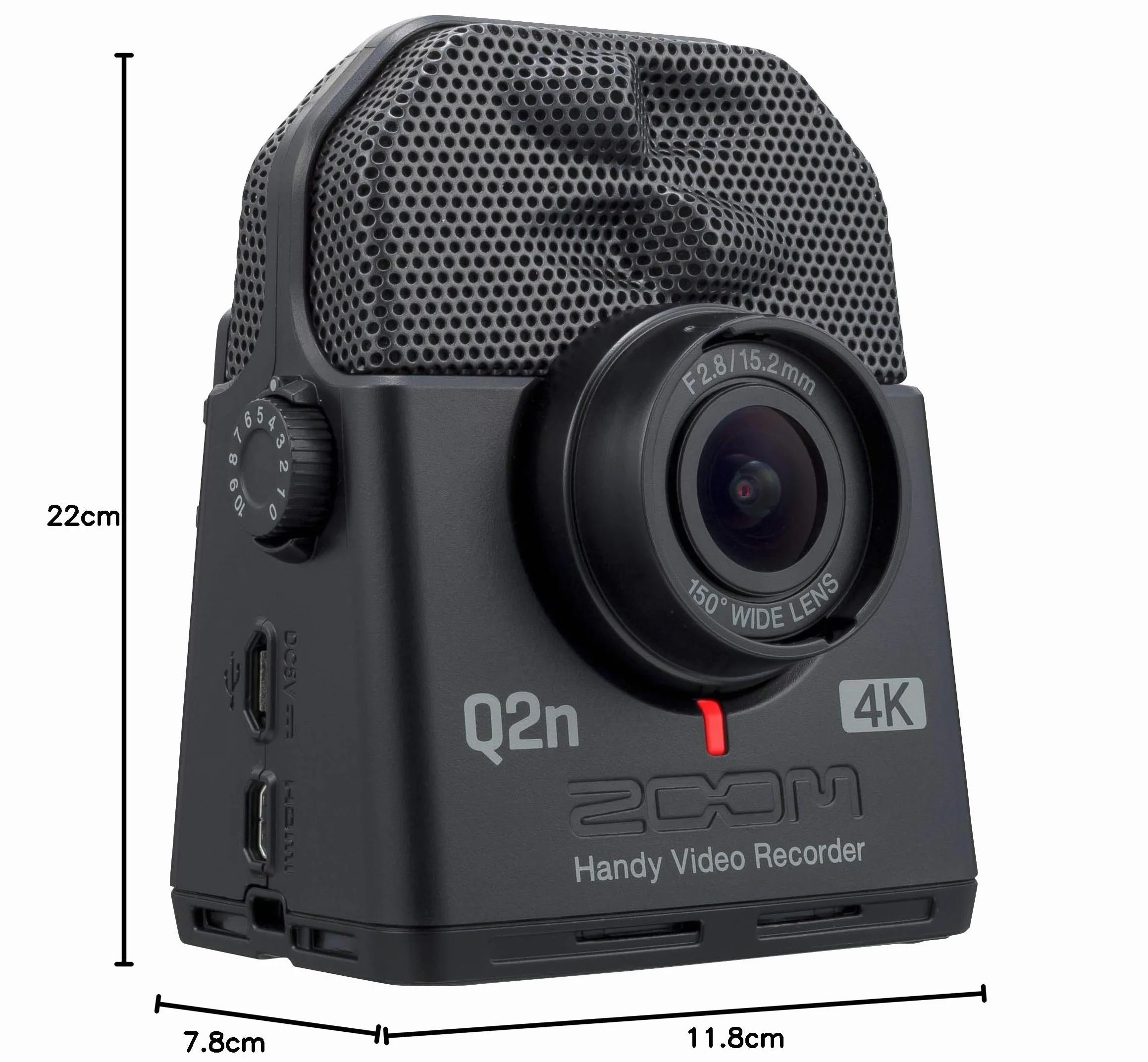 Zoom, Q2n-4K, registratore video audio usb