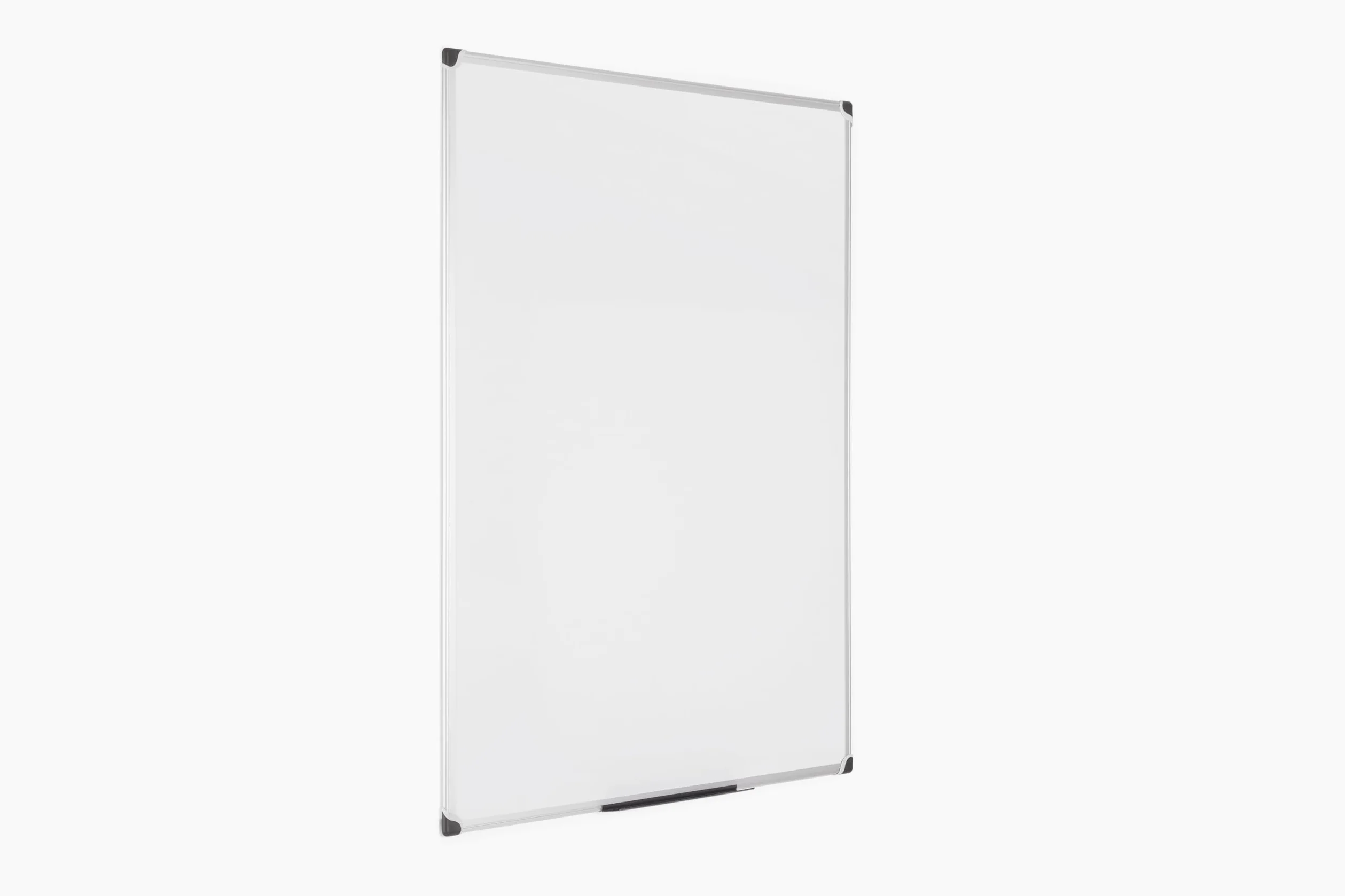 Bi-Office Lavagna Magnetica Bianca Maya Serie W, Con Cornice In Alluminio, Superficie Magnetica Acciaio Laccato, Angoli in ABS, 120x90 cm